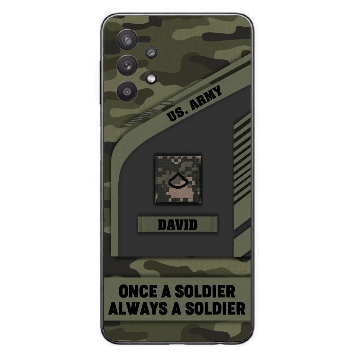Custom Personalized Veteran Phone Case - Gift Idea For Veteran/Veterans Day - Once A Soldier Always A Soldier - Case for iPhone/Samsung