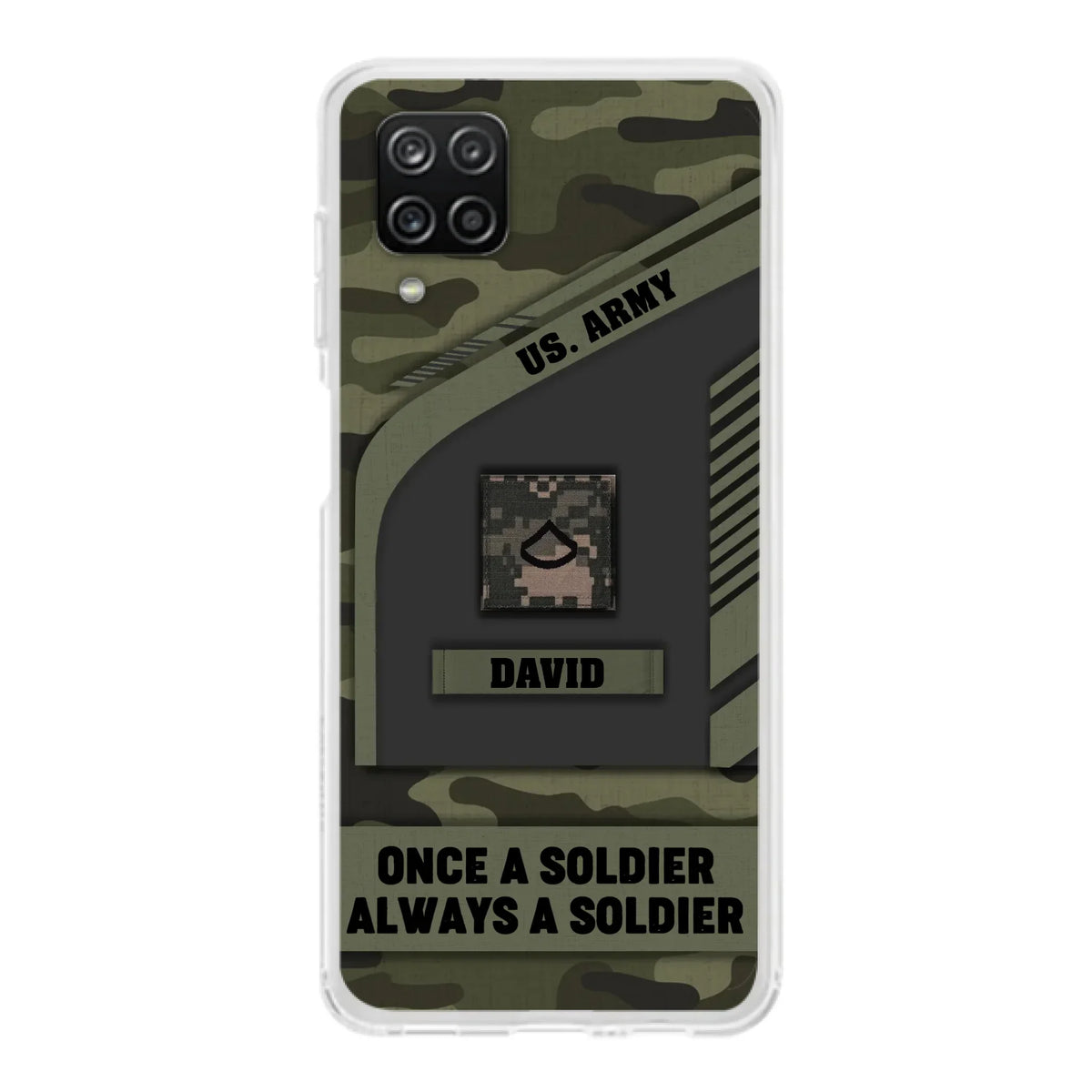 Custom Personalized Veteran Phone Case - Gift Idea For Veteran/Veterans Day - Once A Soldier Always A Soldier - Case for iPhone/Samsung