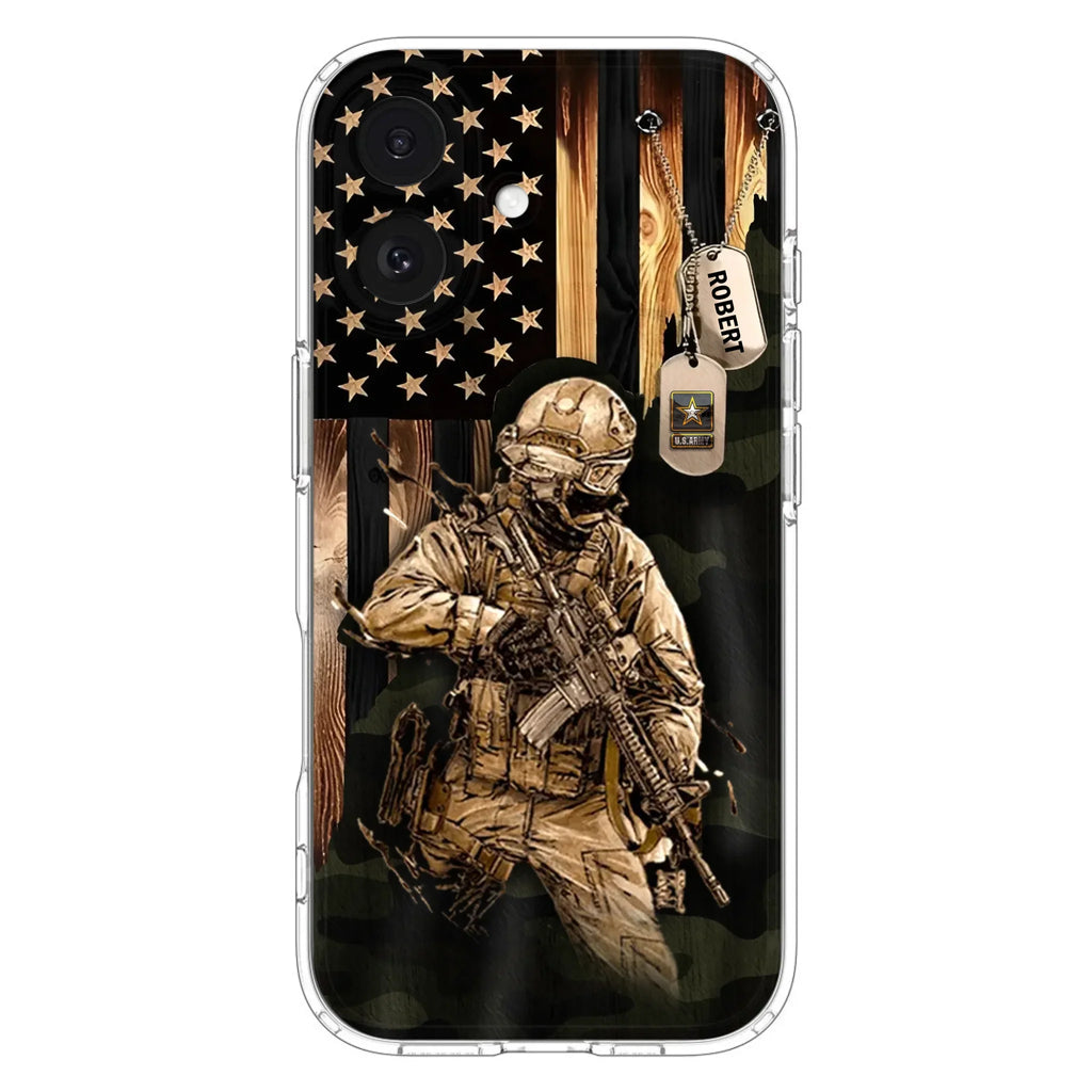 Custom Personalized Veteran iPhone/ Samsung Phone Case - Gift Idea For Veteran