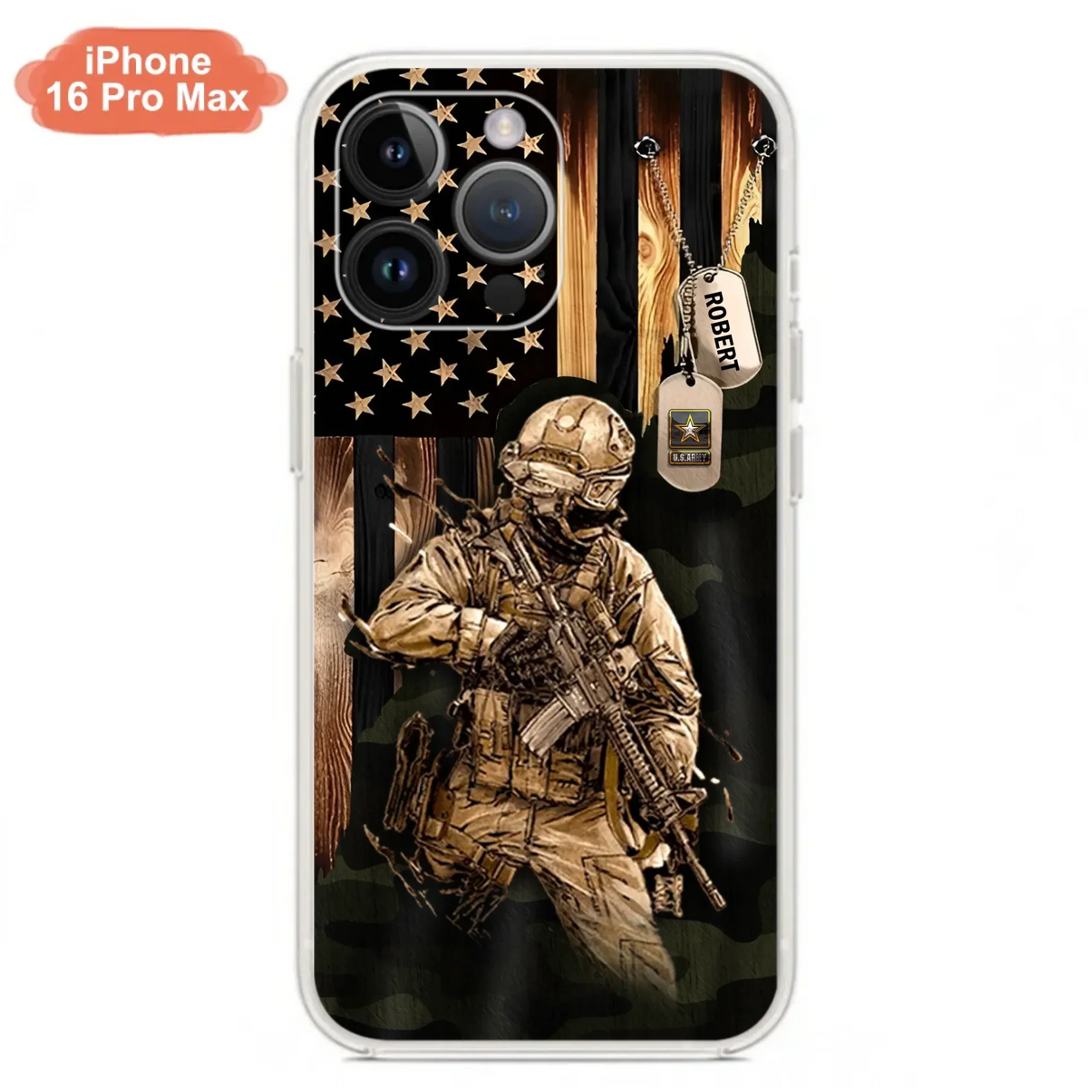 Custom Personalized Veteran iPhone/ Samsung Phone Case - Gift Idea For Veteran