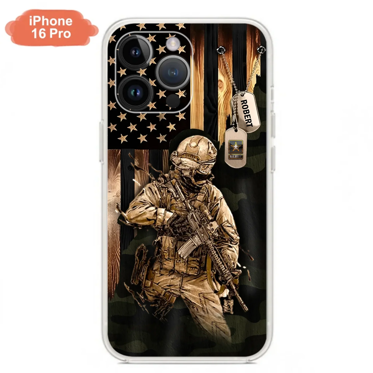 Custom Personalized Veteran iPhone/ Samsung Phone Case - Gift Idea For Veteran