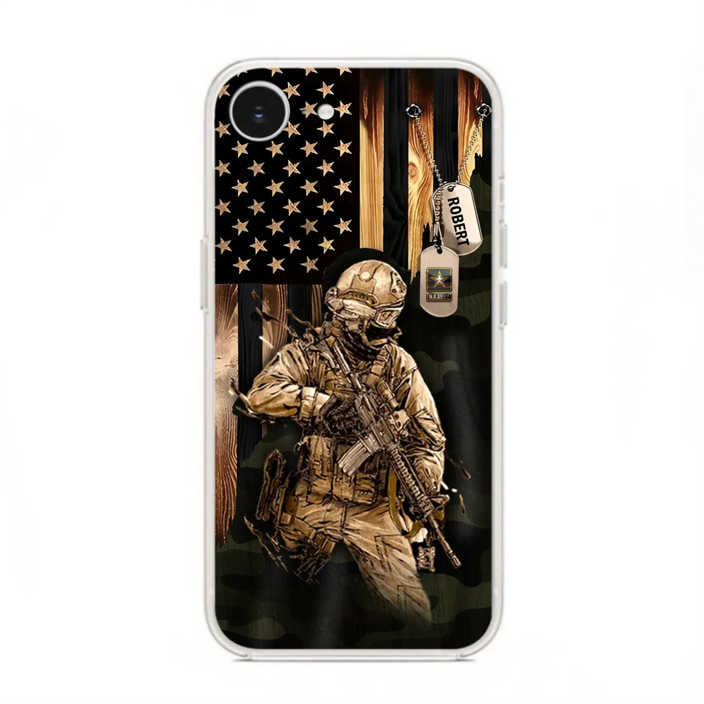 Custom Personalized Veteran iPhone/ Samsung Phone Case - Gift Idea For Veteran