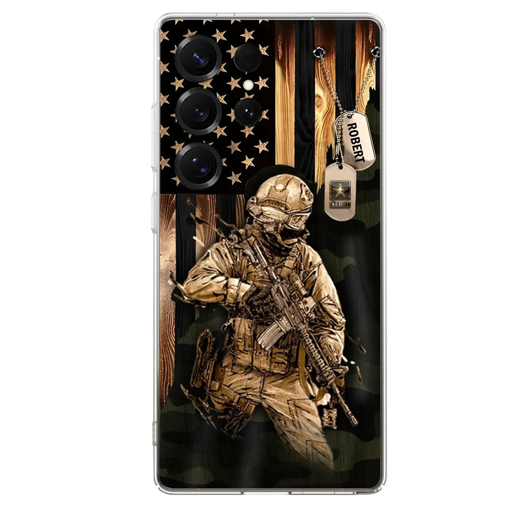 Custom Personalized Veteran iPhone/ Samsung Phone Case - Gift Idea For Veteran