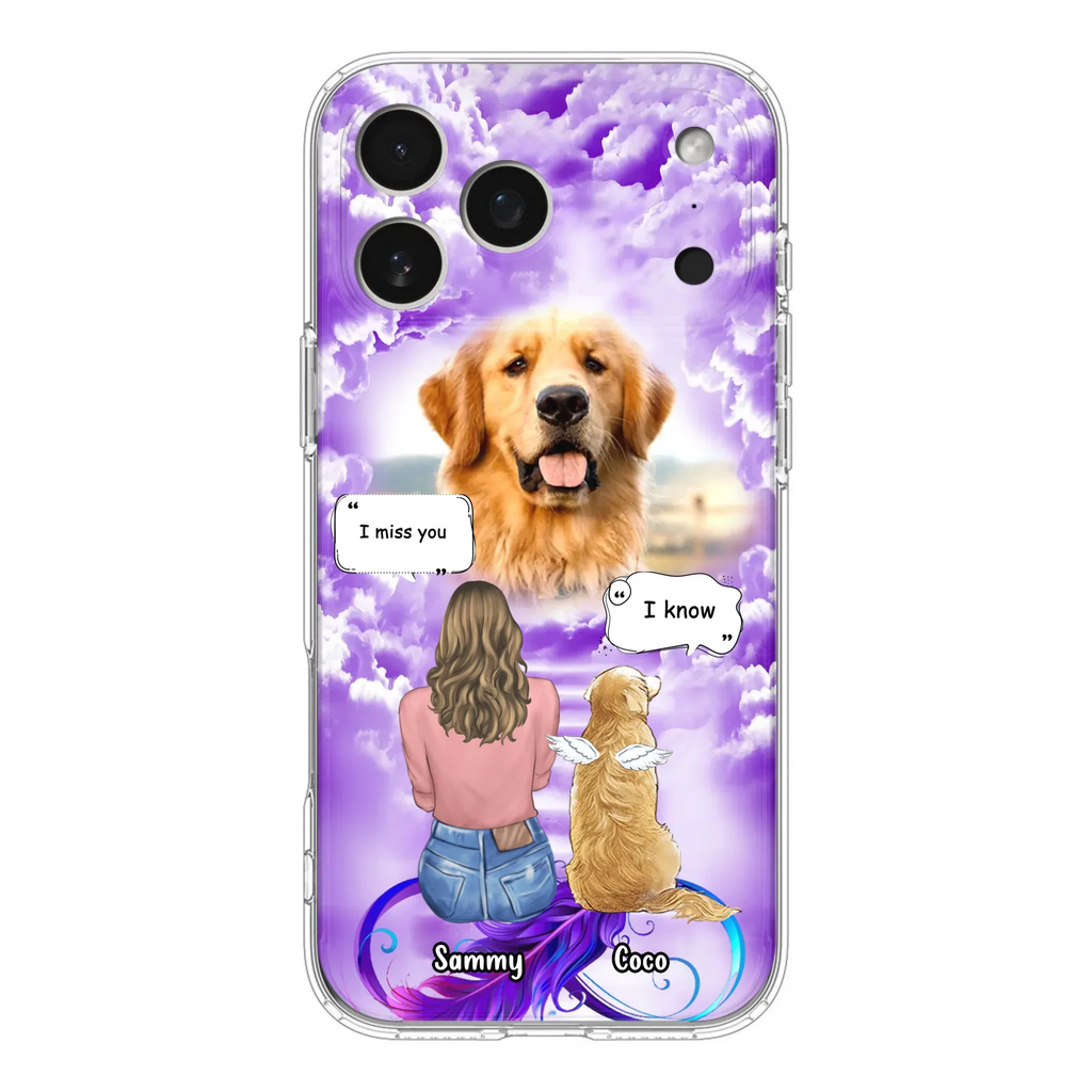 Custom Personalized Memorial Pet iPhone/ Samsung Case - Upload Photo - Memorial Gift Idea For Dog/Cat/Rabbit Lover