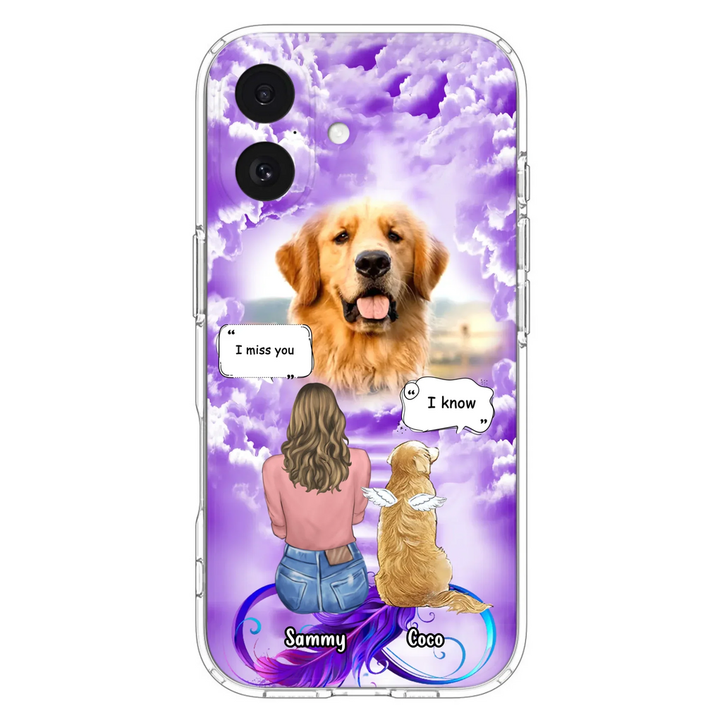 Custom Personalized Memorial Pet iPhone/ Samsung Case - Upload Photo - Memorial Gift Idea For Dog/Cat/Rabbit Lover