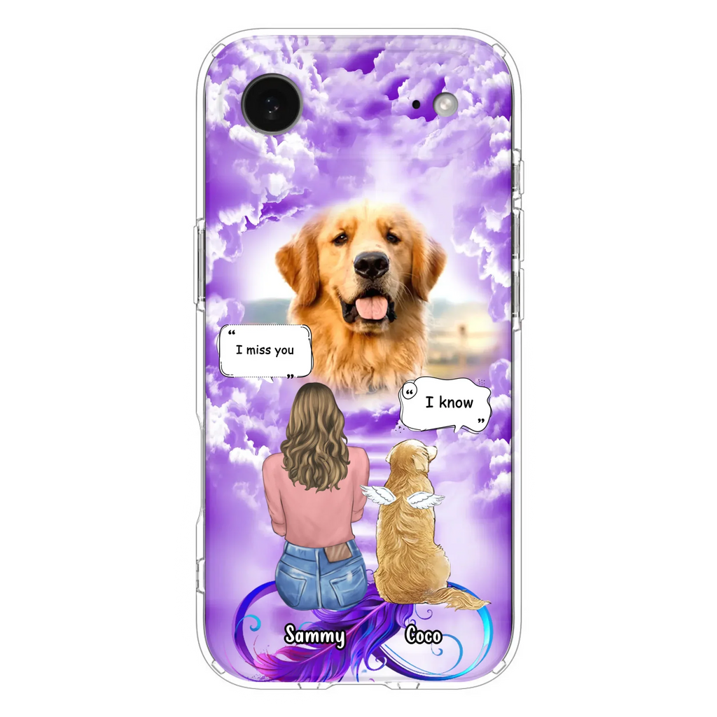 Custom Personalized Memorial Pet iPhone/ Samsung Case - Upload Photo - Memorial Gift Idea For Dog/Cat/Rabbit Lover