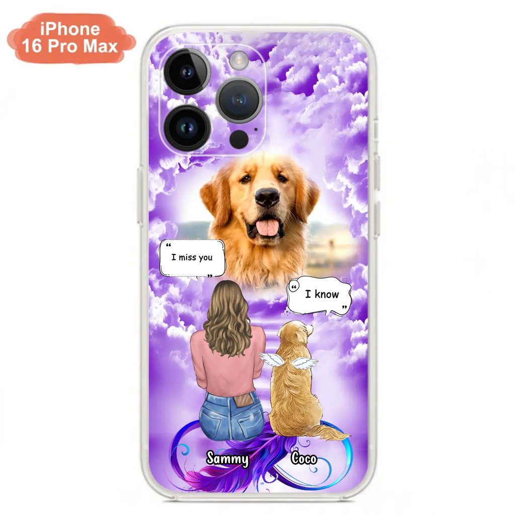 Custom Personalized Memorial Pet iPhone/ Samsung Case - Upload Photo - Memorial Gift Idea For Dog/Cat/Rabbit Lover