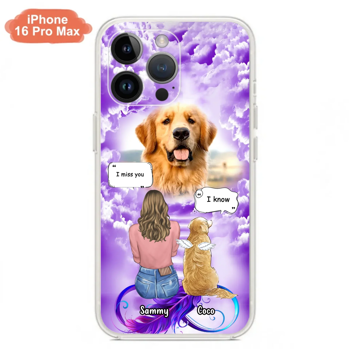 Custom Personalized Memorial Pet iPhone/ Samsung Case - Upload Photo - Memorial Gift Idea For Dog/Cat/Rabbit Lover