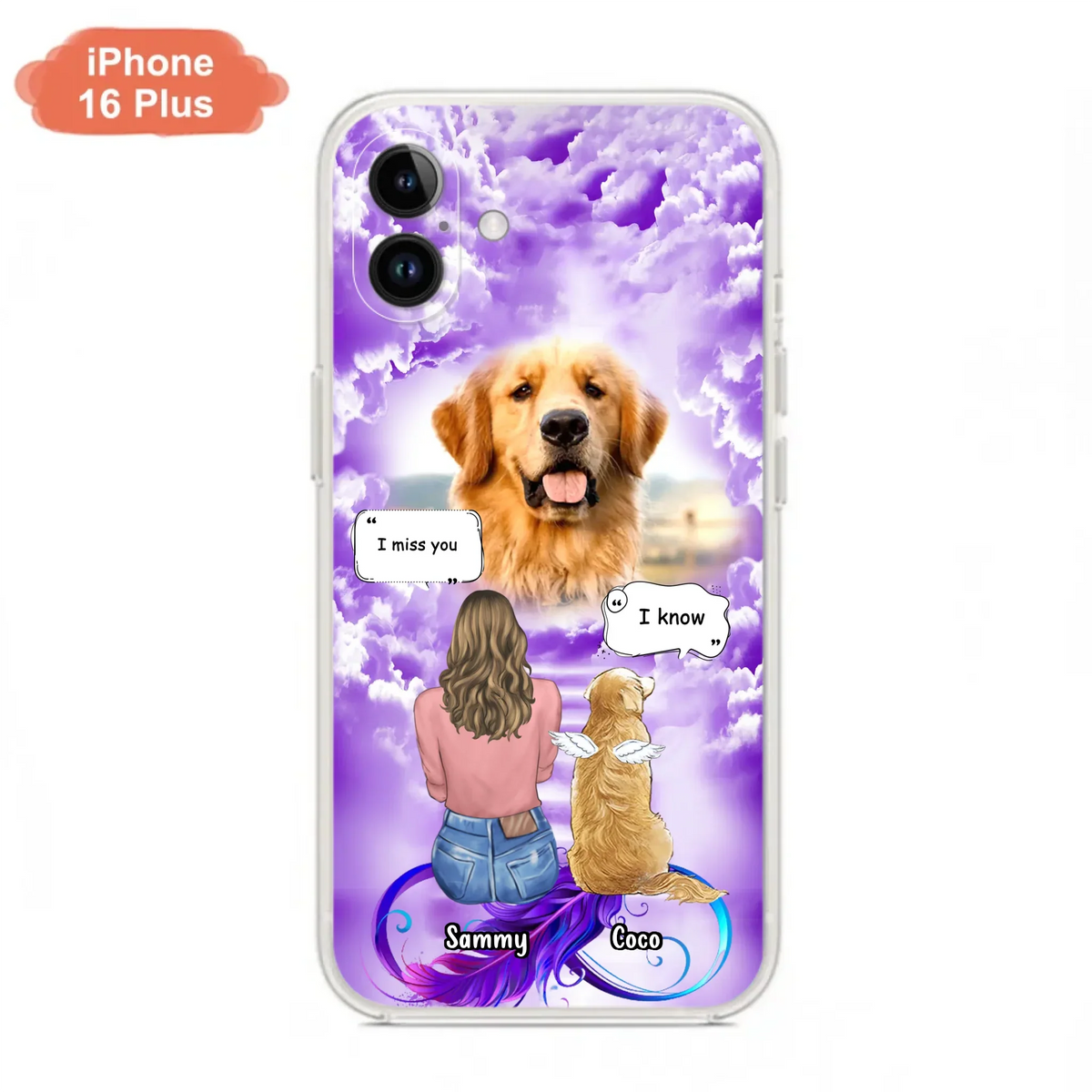 Custom Personalized Memorial Pet iPhone/ Samsung Case - Upload Photo - Memorial Gift Idea For Dog/Cat/Rabbit Lover