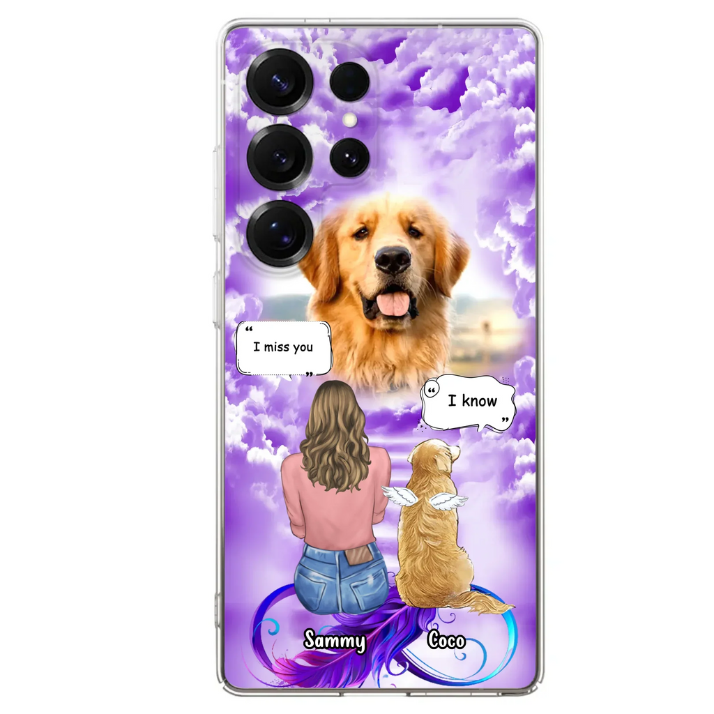 Custom Personalized Memorial Pet iPhone/ Samsung Case - Upload Photo - Memorial Gift Idea For Dog/Cat/Rabbit Lover