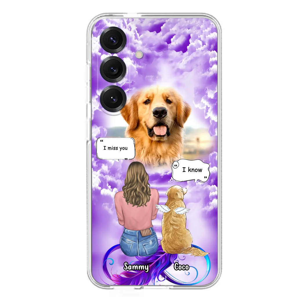 Custom Personalized Memorial Pet iPhone/ Samsung Case - Upload Photo - Memorial Gift Idea For Dog/Cat/Rabbit Lover