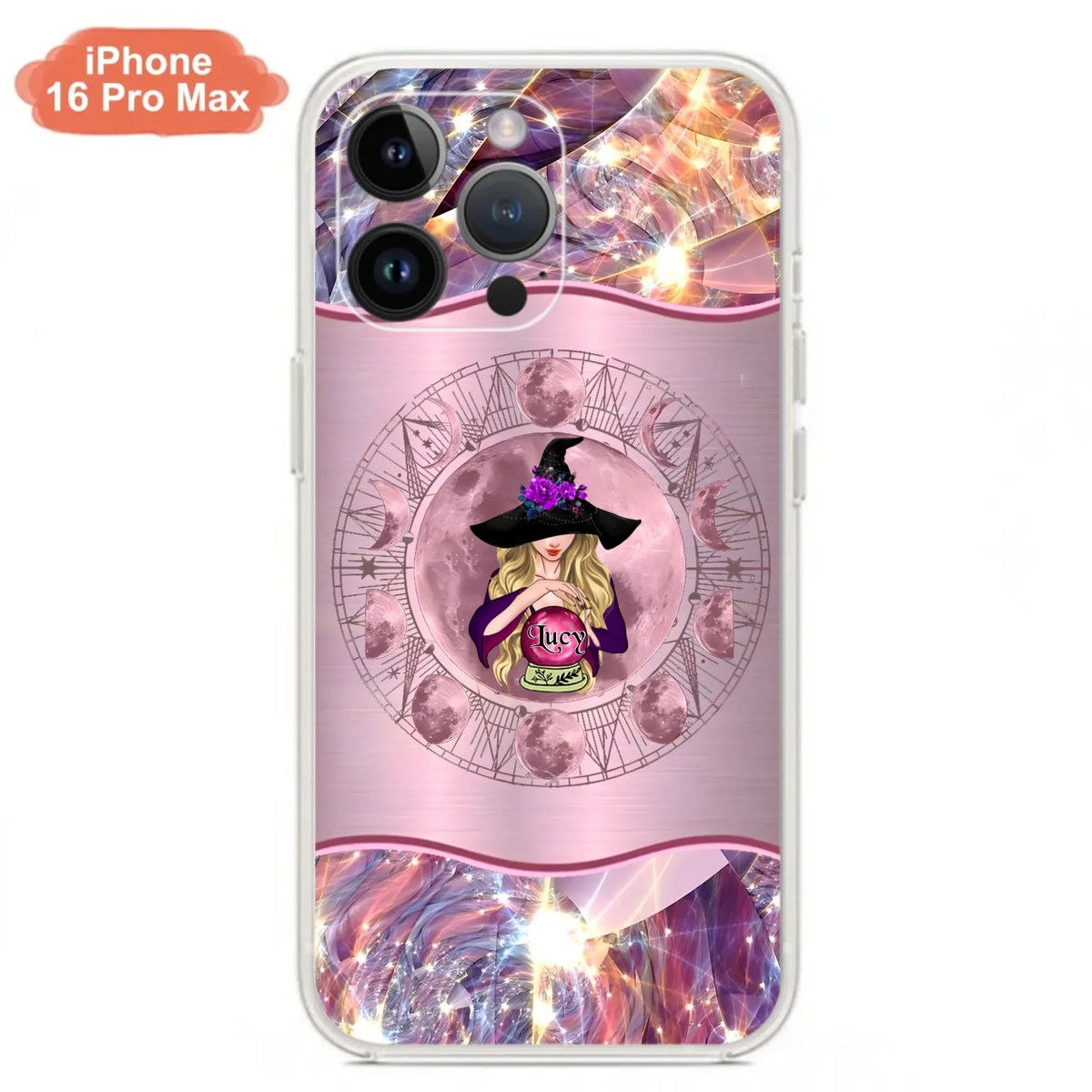 Personalized Witch Phone Case - Halloween Gift Idea For Witch Lovers - Case For iPhone/Samsung