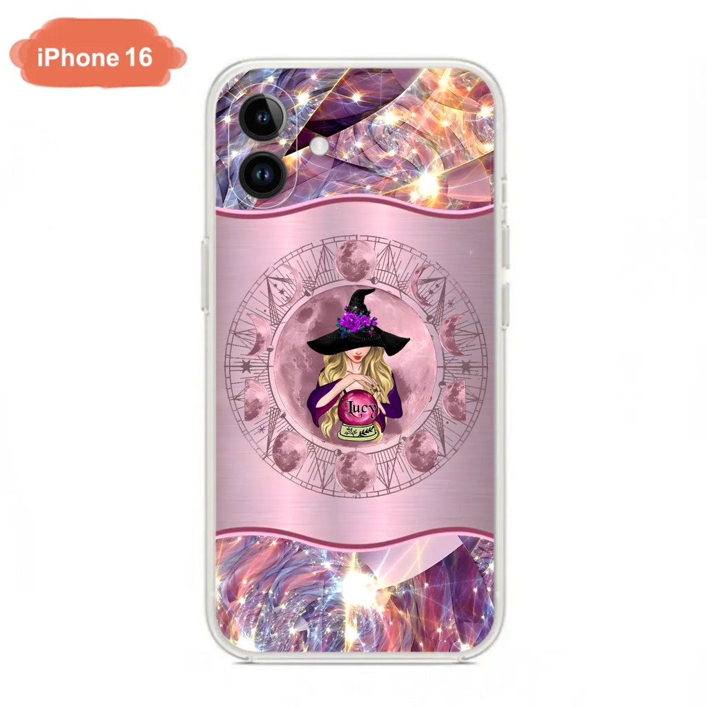Personalized Witch Phone Case - Halloween Gift Idea For Witch Lovers - Case For iPhone/Samsung