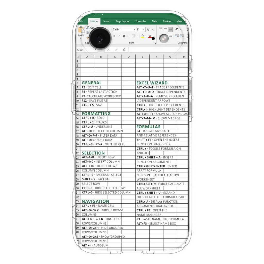 Personalized Excel Phone Case - Gift Idea For Excel Lovers - Cases For iPhone/Samsung