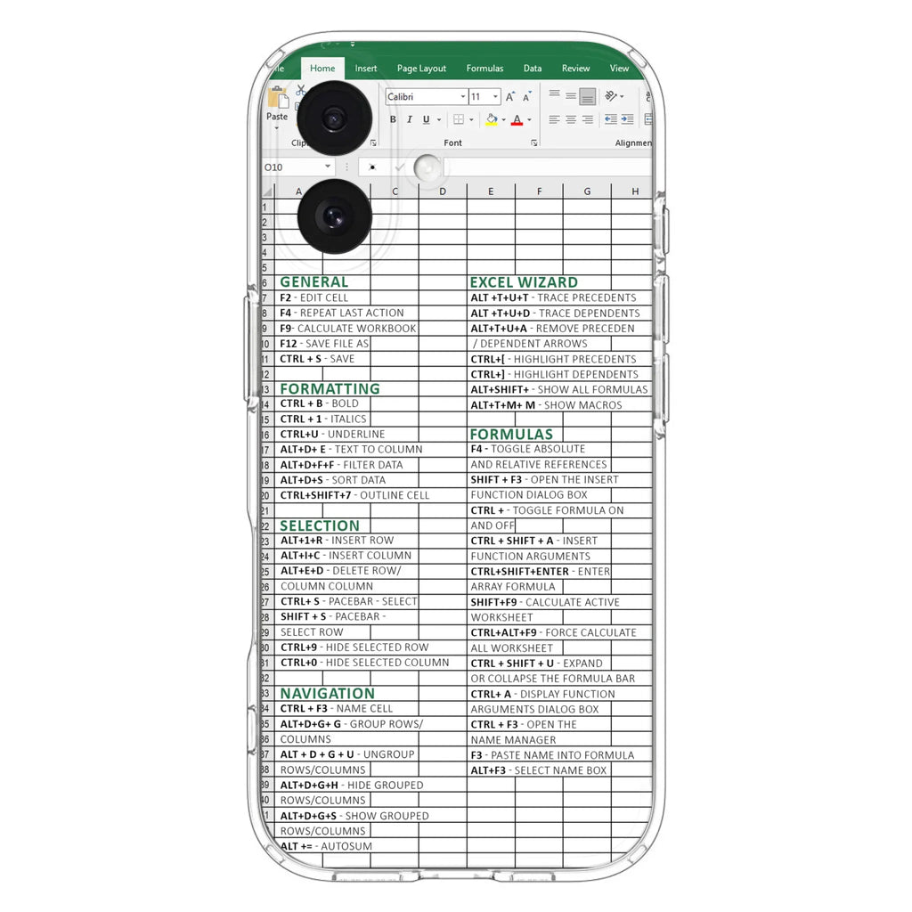 Personalized Excel Phone Case - Gift Idea For Excel Lovers - Cases For iPhone/Samsung