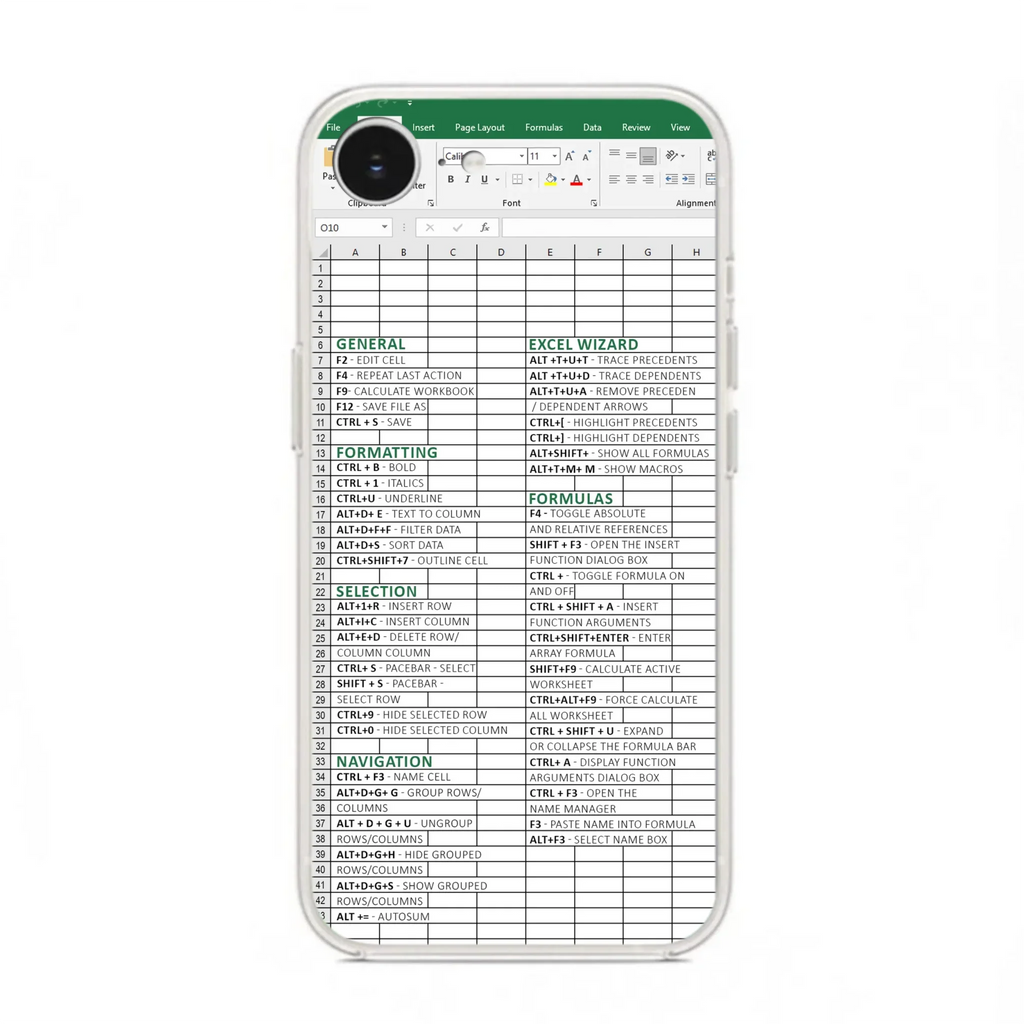 Personalized Excel Phone Case - Gift Idea For Excel Lovers - Cases For iPhone/Samsung