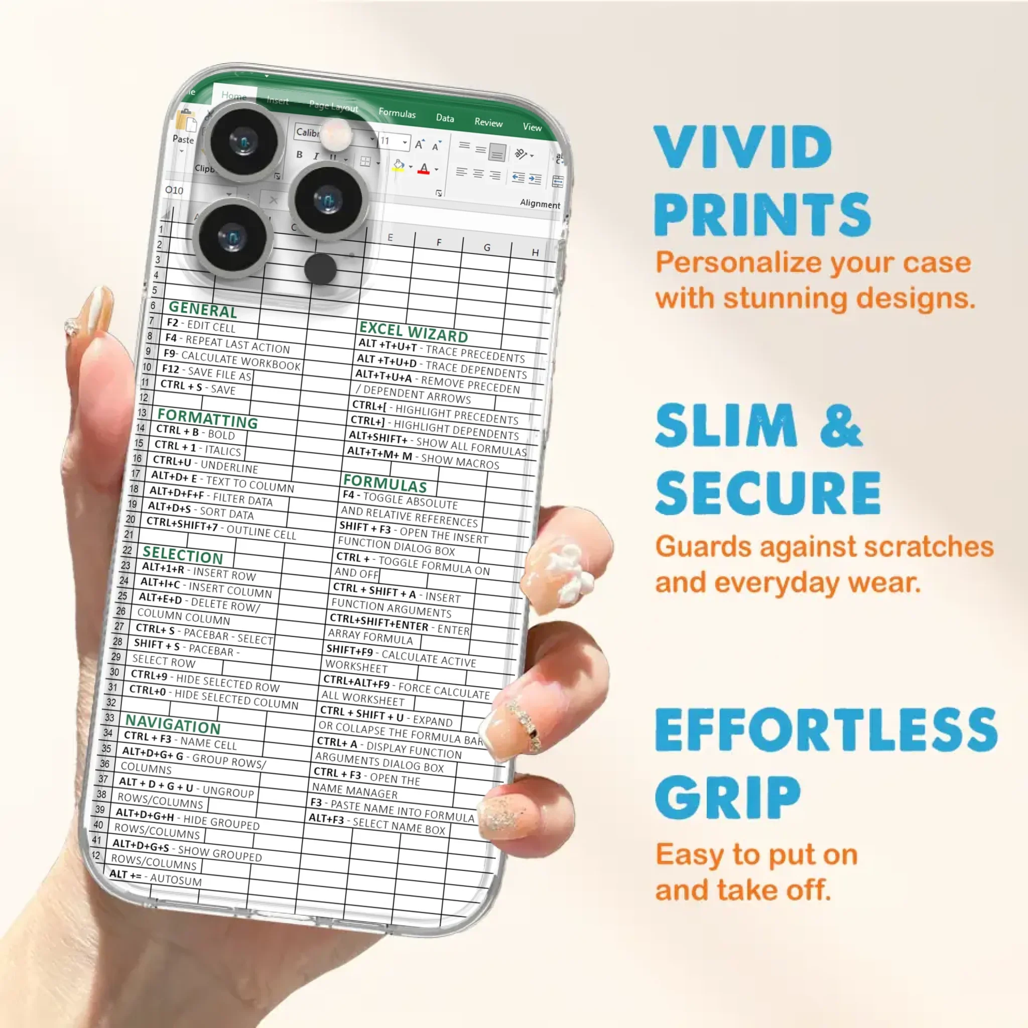 Personalized Excel Phone Case - Gift Idea For Excel Lovers - Cases For iPhone/Samsung
