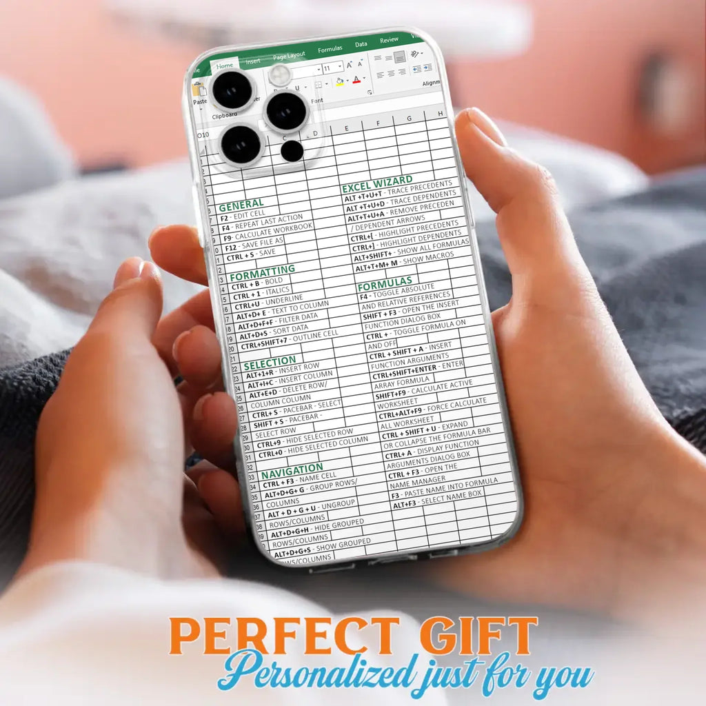 Personalized Excel Phone Case - Gift Idea For Excel Lovers - Cases For iPhone/Samsung
