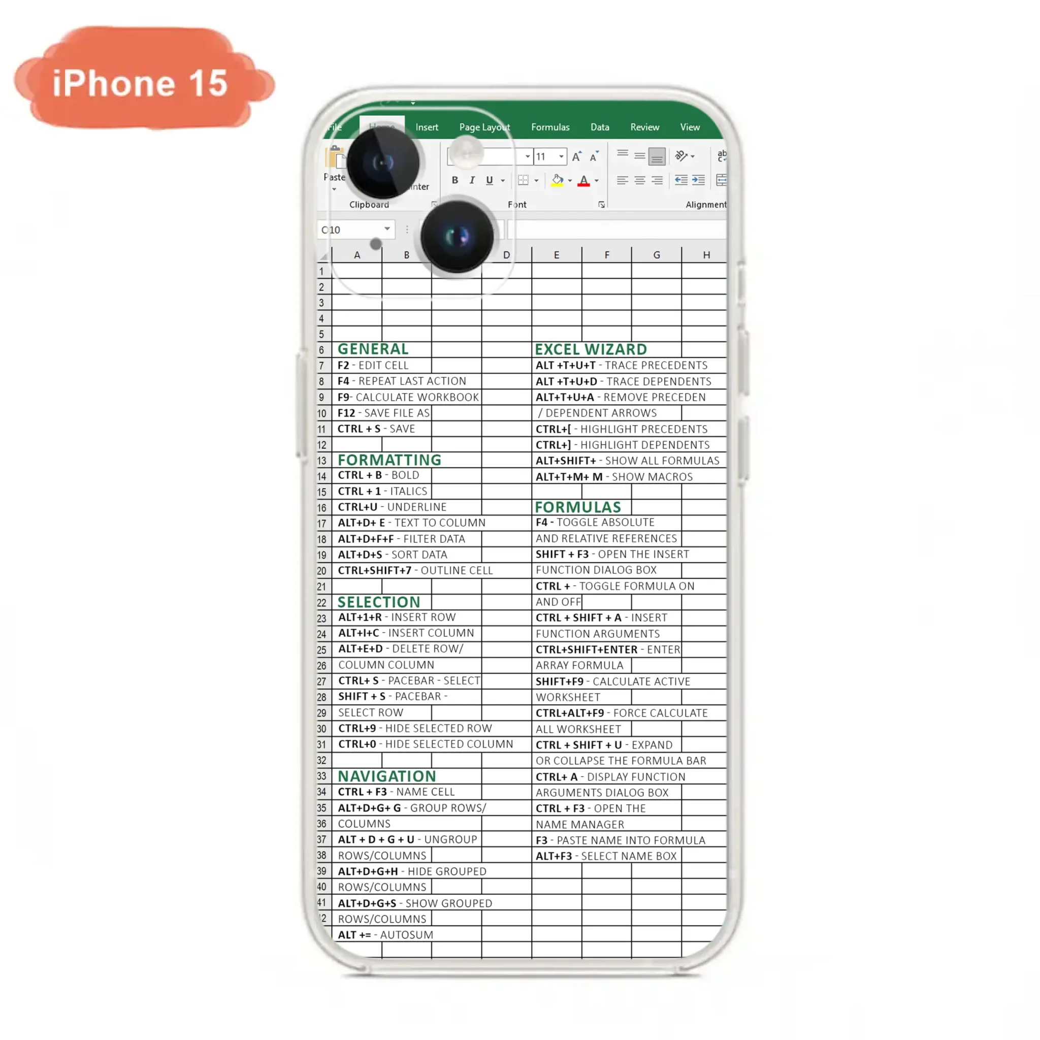 Personalized Excel Phone Case - Gift Idea For Excel Lovers - Cases For iPhone/Samsung