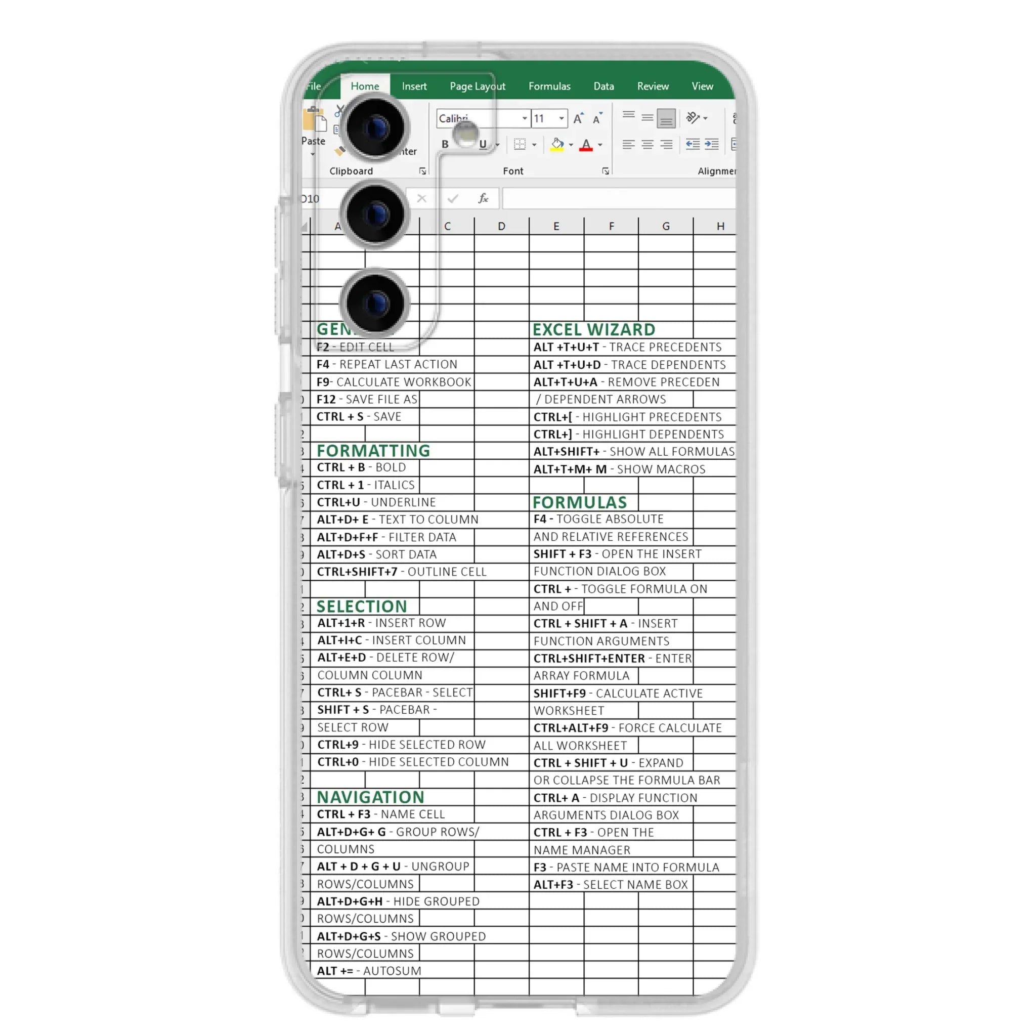 Personalized Excel Phone Case - Gift Idea For Excel Lovers - Cases For iPhone/Samsung