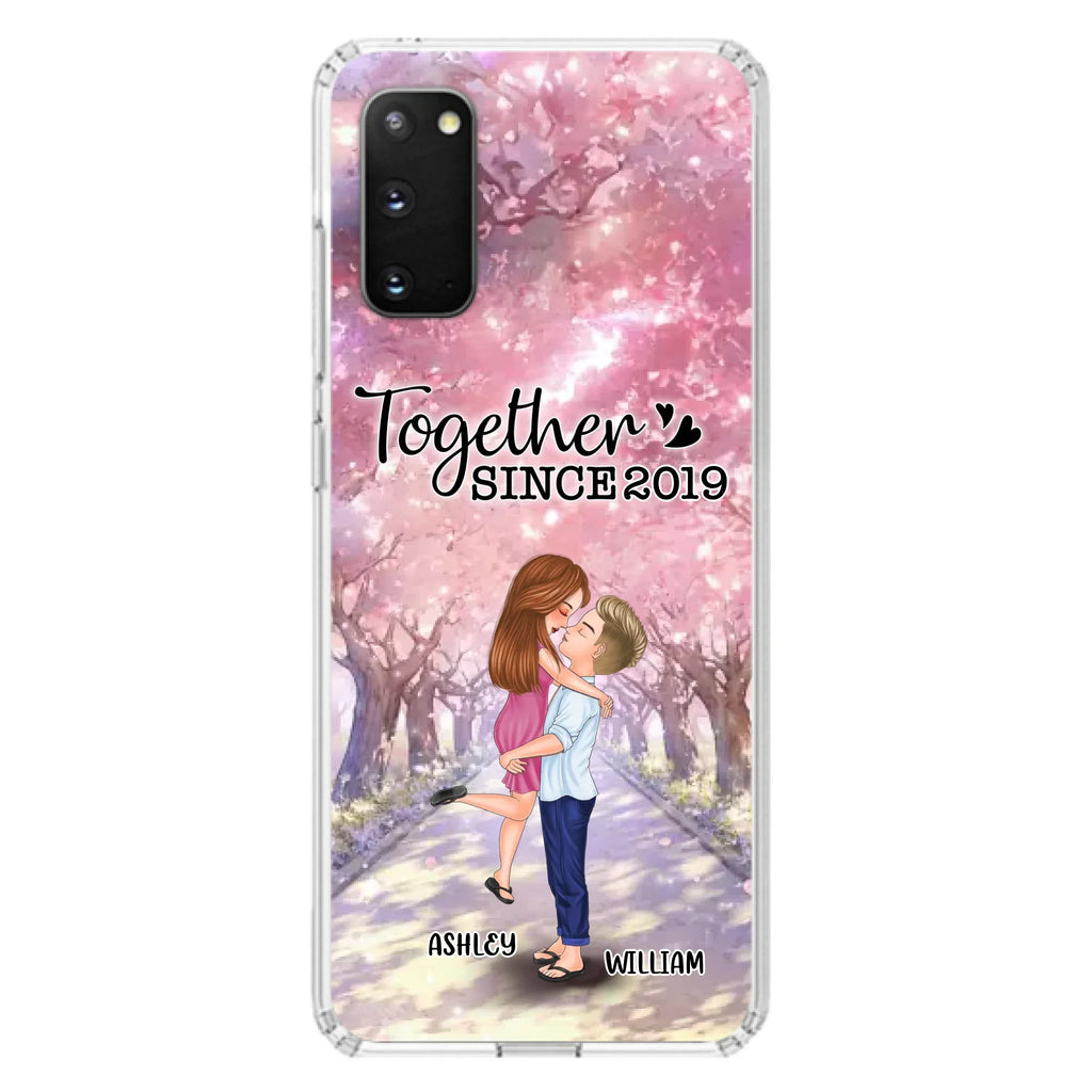 Personalized Couple Phone Case - Wedding/Anniversary Gift Idea for Couple - Together Since 2019 - Case For iPhone/Samsung