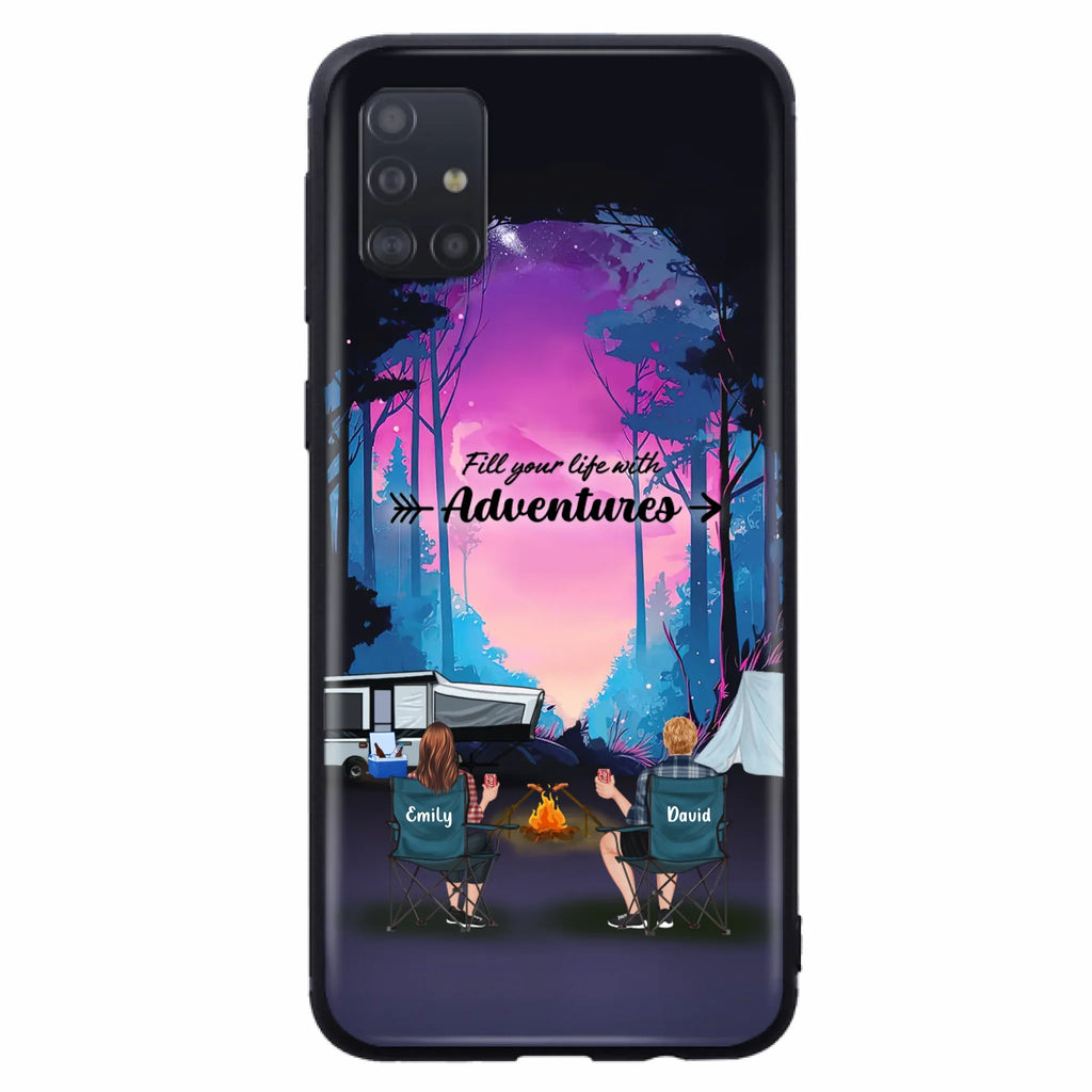 Personalized Camping Phone Case - Full Option - Best Gift For Camping Lovers - Fill Your Life With Adventures - Case For iPhone/Samsung