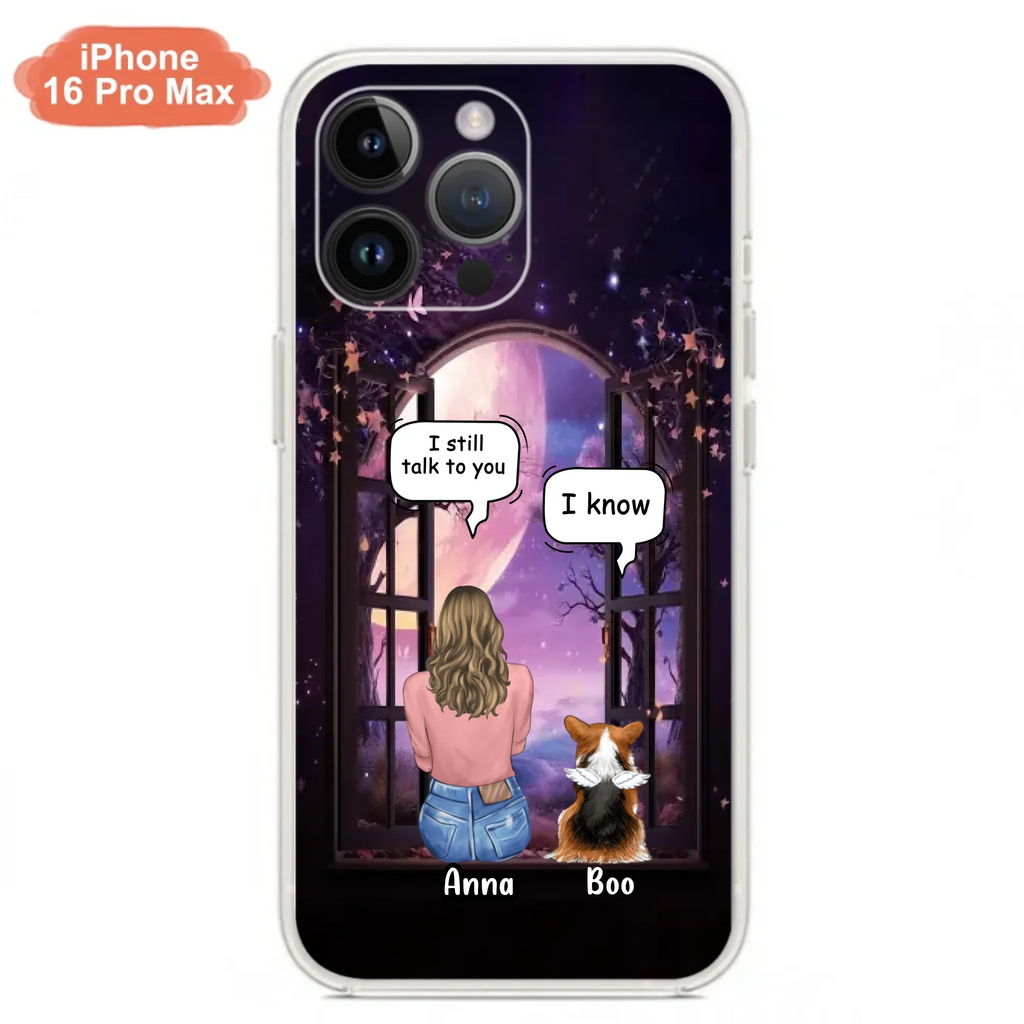 Custom Personalized Memorial Pet Phone Case - Upto 4 Dogs/Cats/Rabbits - Memorial Gift Idea for Dog/Cat/Rabbit Owners - Case For iPhone/Samsung