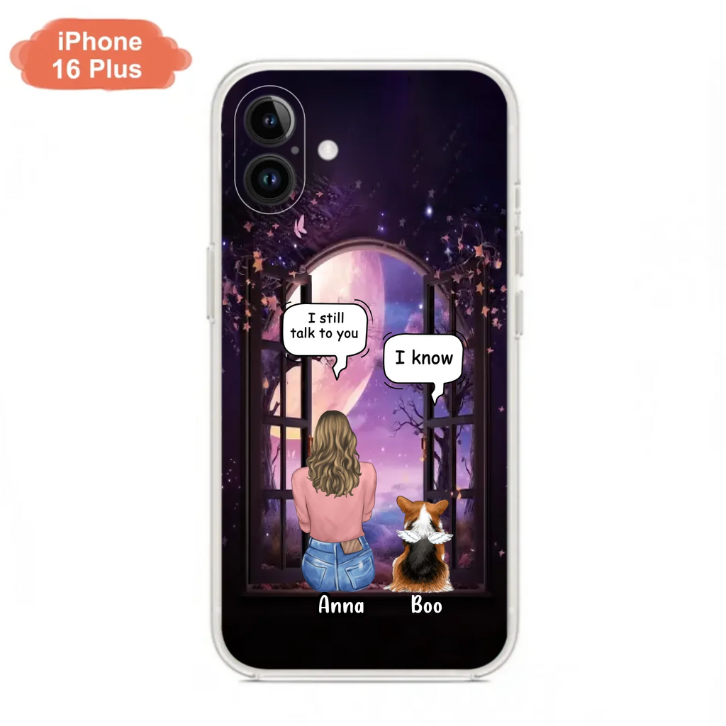 Custom Personalized Memorial Pet Phone Case - Upto 4 Dogs/Cats/Rabbits - Memorial Gift Idea for Dog/Cat/Rabbit Owners - Case For iPhone/Samsung