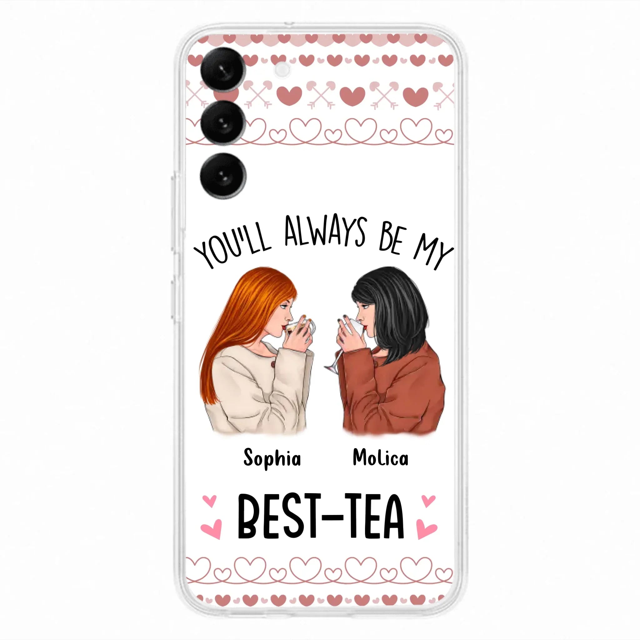 Personalized Friends Phone Case - Gift Idea for Friends/Besties - You'll Always Be My Best - Tea - Case For iPhone/Samsung