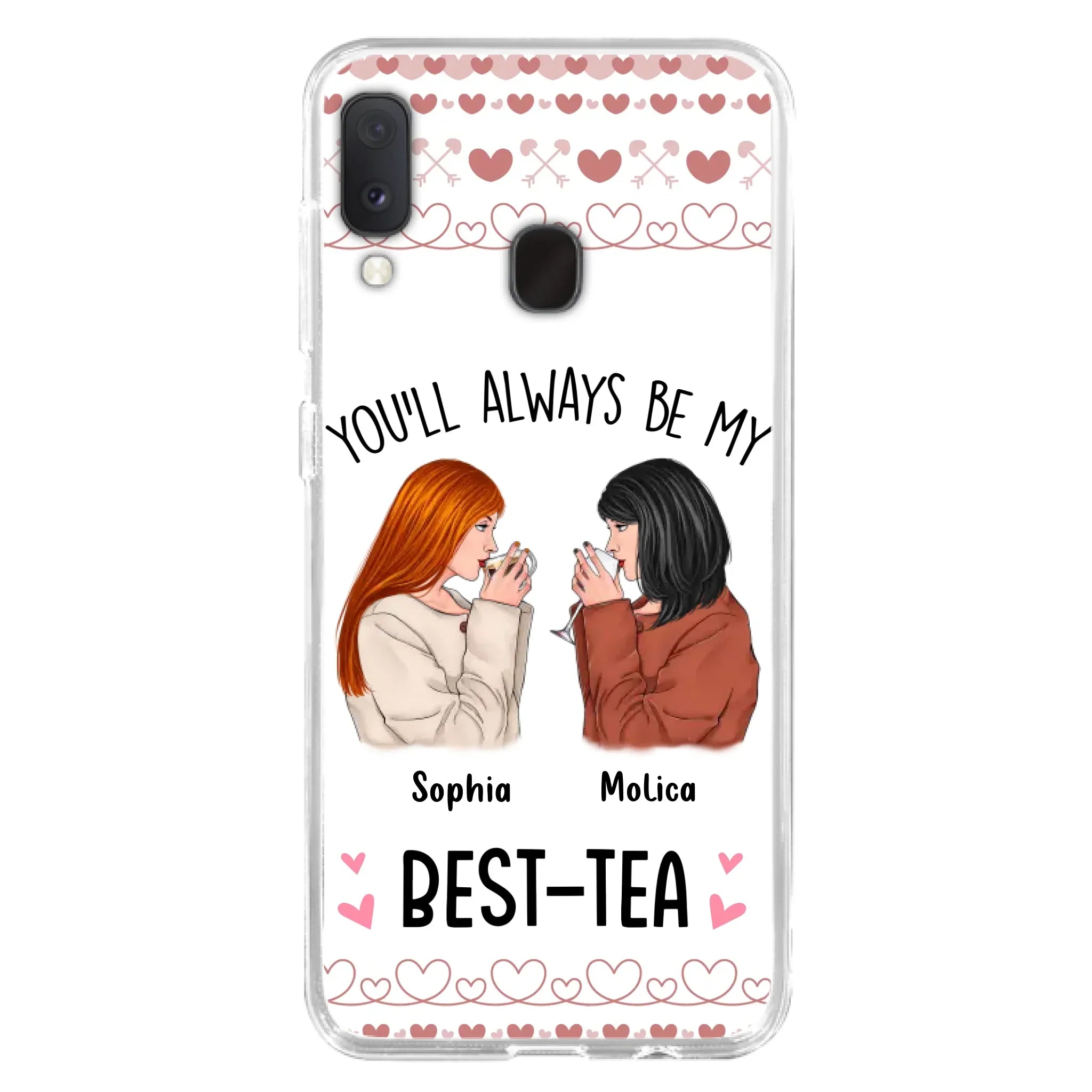 Personalized Friends Phone Case - Gift Idea for Friends/Besties - You'll Always Be My Best - Tea - Case For iPhone/Samsung