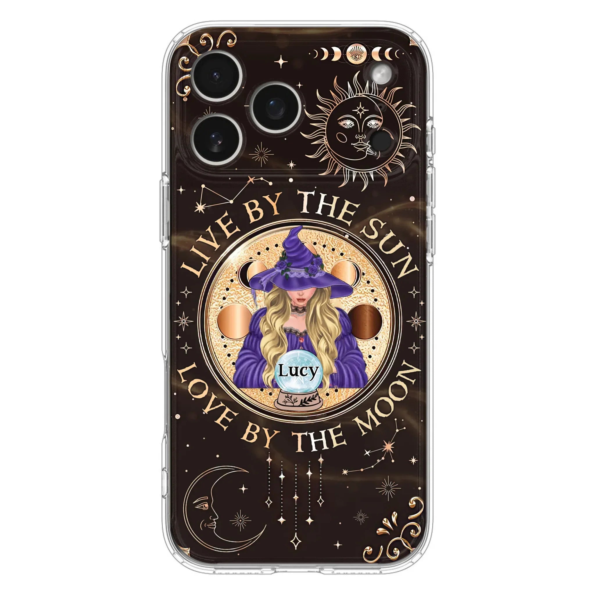 Custom Personalized Witch Phone Case - Halloween Gift Idea For Friend - Only Good May Enter Here - Case for iPhone/Samsung
