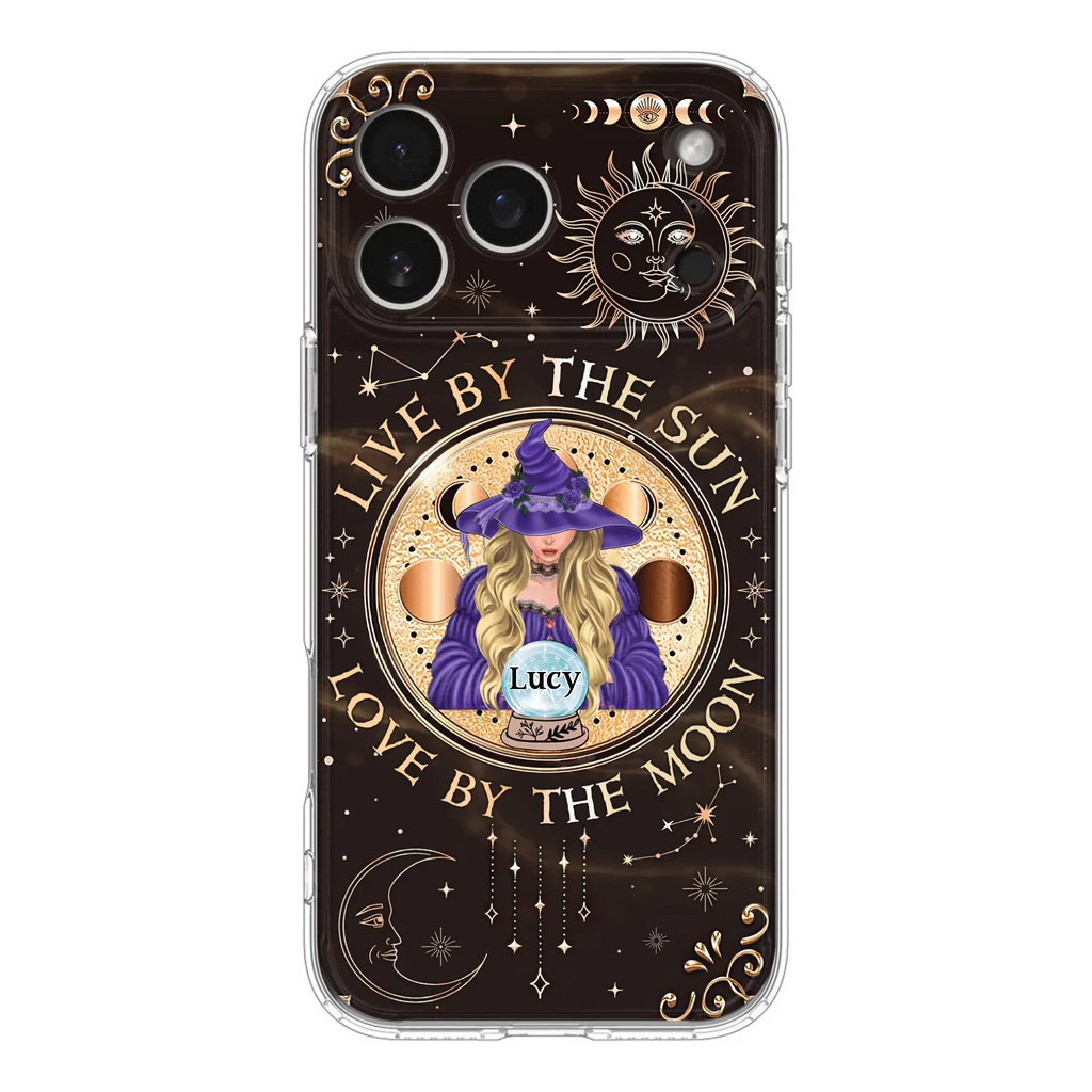 Custom Personalized Witch Phone Case - Halloween Gift Idea For Friend - Only Good May Enter Here - Case for iPhone/Samsung