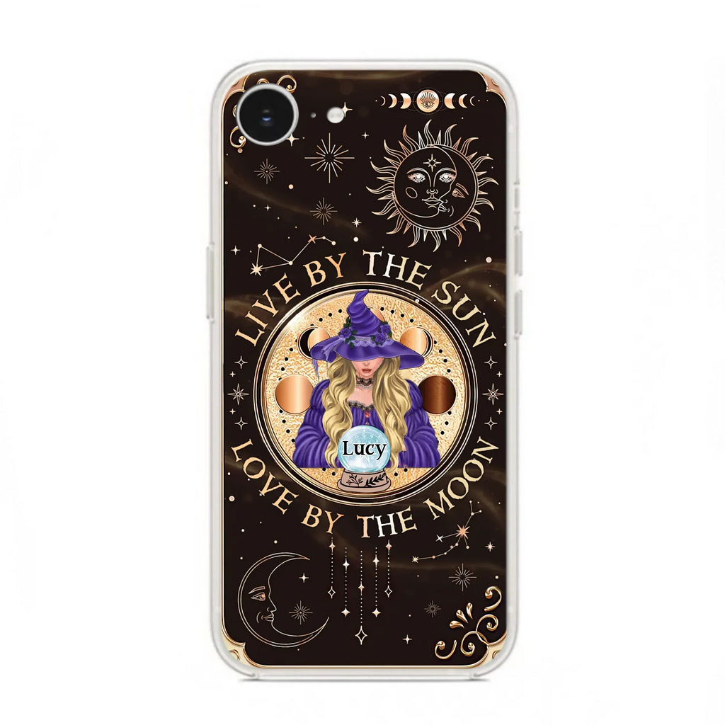 Custom Personalized Witch Phone Case - Halloween Gift Idea For Friend - Only Good May Enter Here - Case for iPhone/Samsung