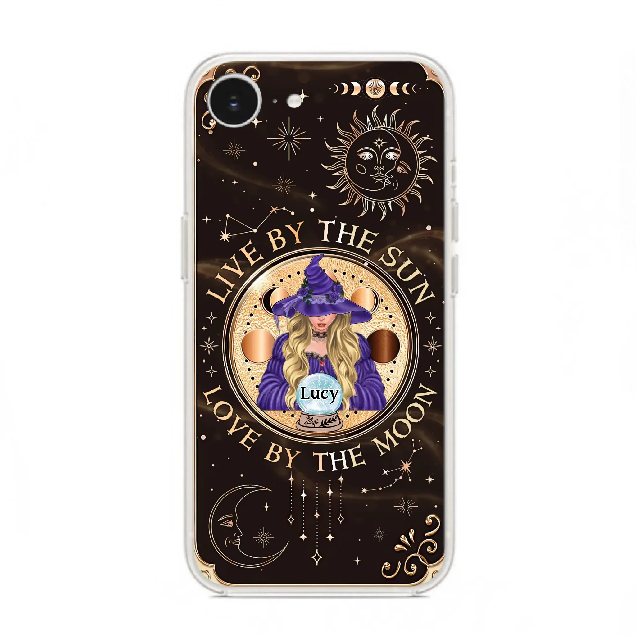 Custom Personalized Witch Phone Case - Halloween Gift Idea For Friend - Only Good May Enter Here - Case for iPhone/Samsung