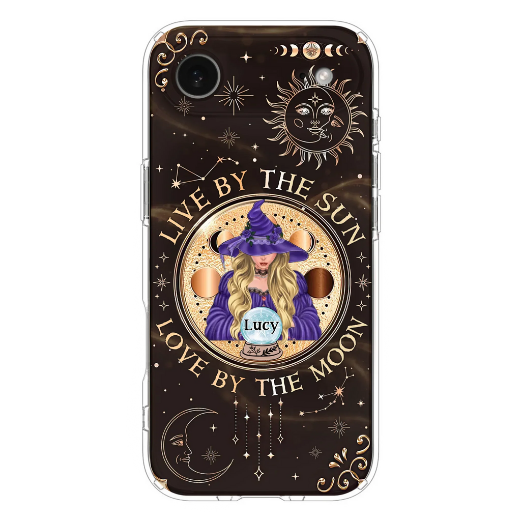 Custom Personalized Witch Phone Case - Halloween Gift Idea For Friend - Only Good May Enter Here - Case for iPhone/Samsung