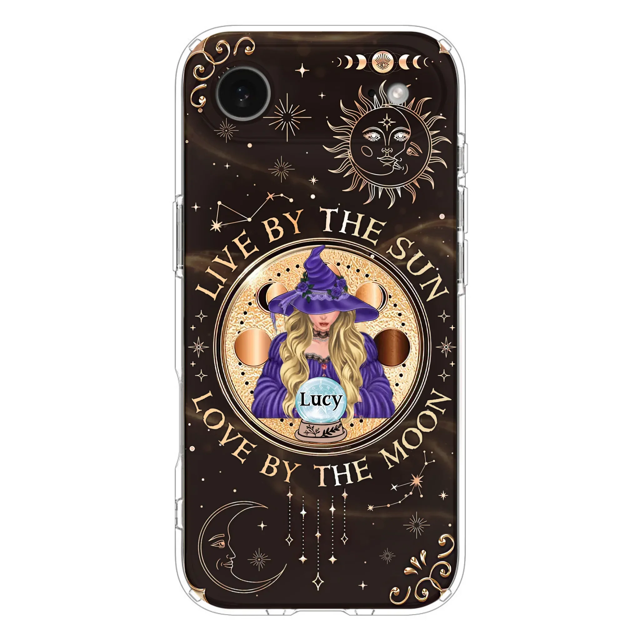 Custom Personalized Witch Phone Case - Halloween Gift Idea For Friend - Only Good May Enter Here - Case for iPhone/Samsung
