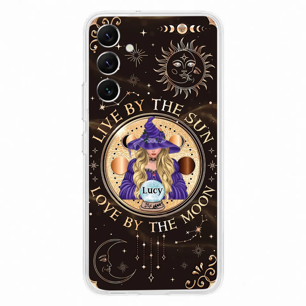 Custom Personalized Witch Phone Case - Halloween Gift Idea For Friend - Only Good May Enter Here - Case for iPhone/Samsung