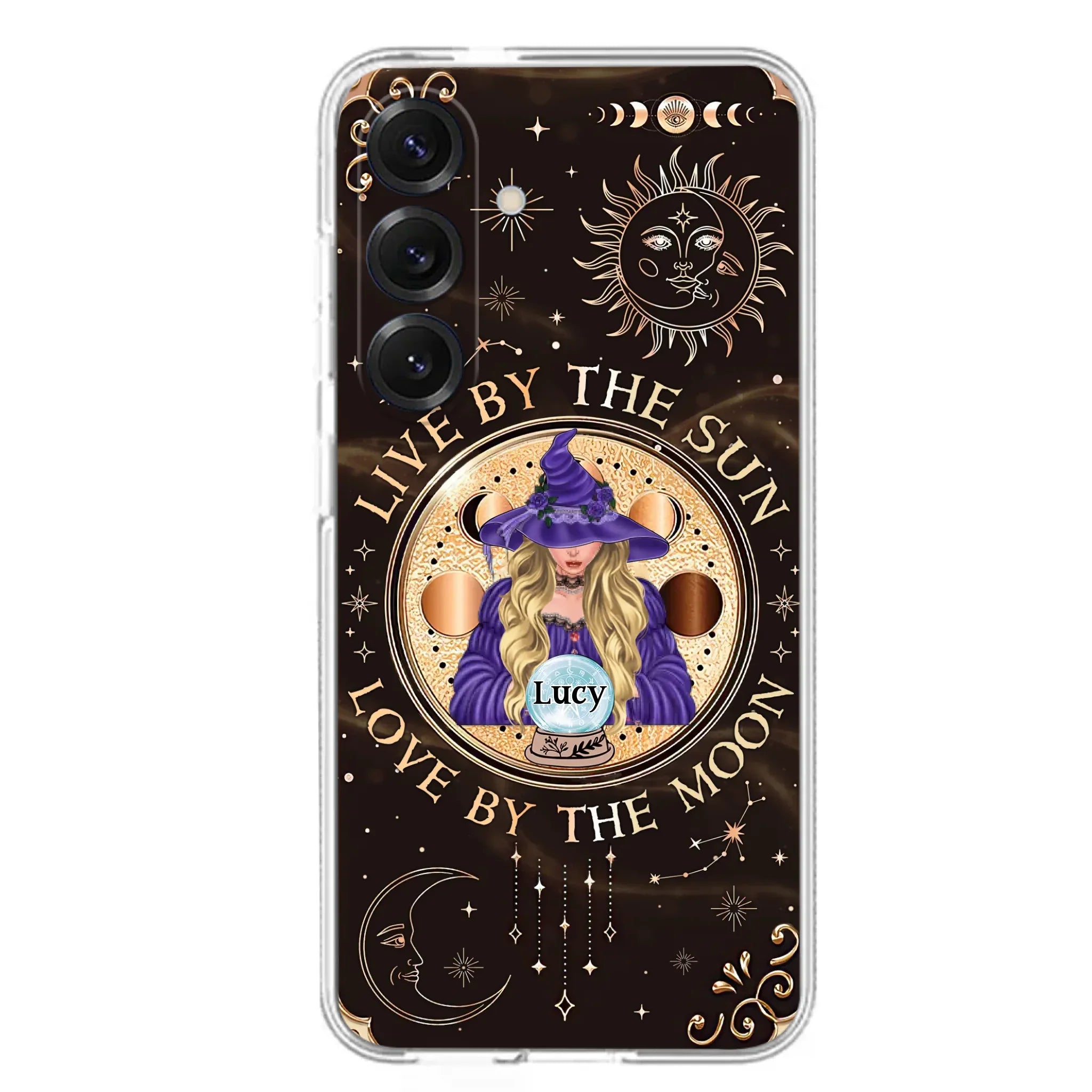Custom Personalized Witch Phone Case - Halloween Gift Idea For Friend - Only Good May Enter Here - Case for iPhone/Samsung