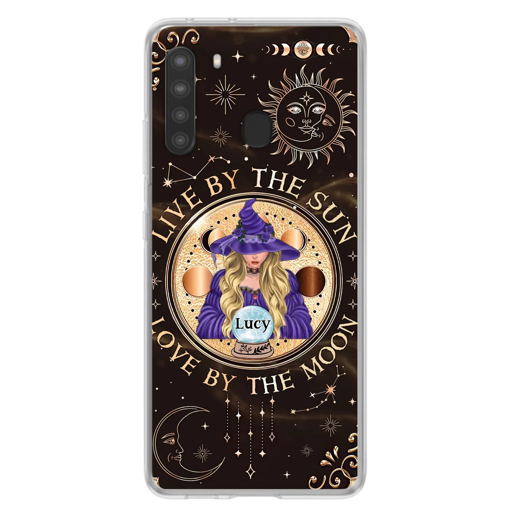 Custom Personalized Witch Phone Case - Halloween Gift Idea For Friend - Only Good May Enter Here - Case for iPhone/Samsung
