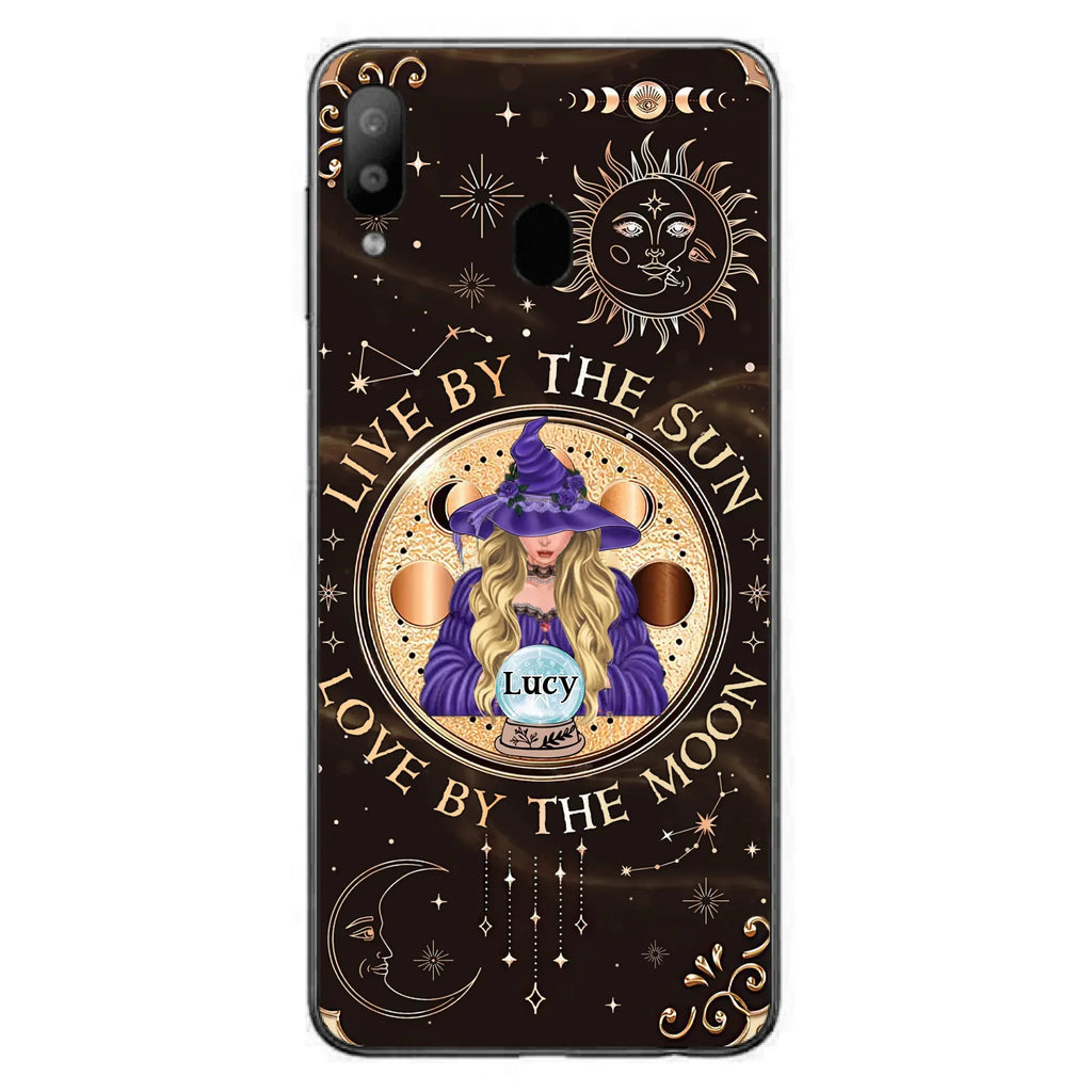 Custom Personalized Witch Phone Case - Halloween Gift Idea For Friend - Only Good May Enter Here - Case for iPhone/Samsung