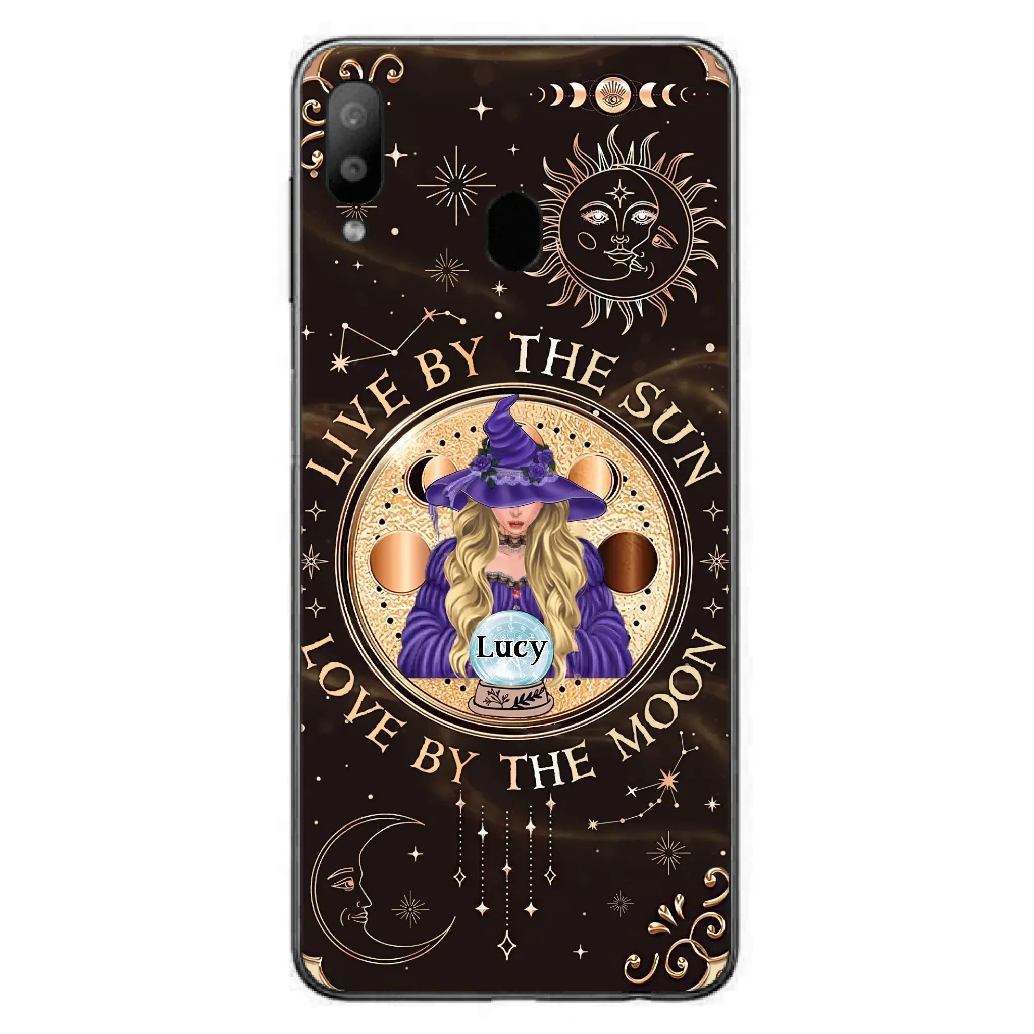 Custom Personalized Witch Phone Case - Halloween Gift Idea For Friend - Only Good May Enter Here - Case for iPhone/Samsung