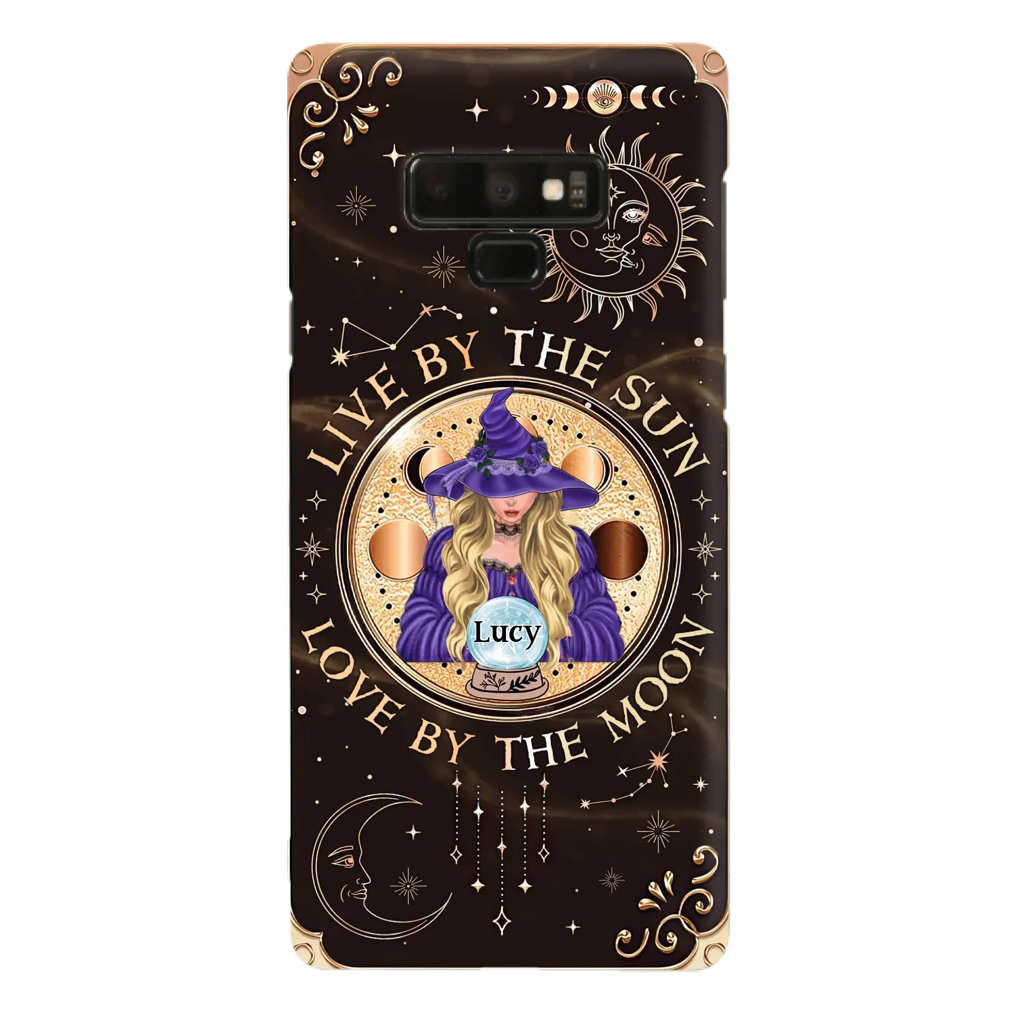 Custom Personalized Witch Phone Case - Halloween Gift Idea For Friend - Only Good May Enter Here - Case for iPhone/Samsung