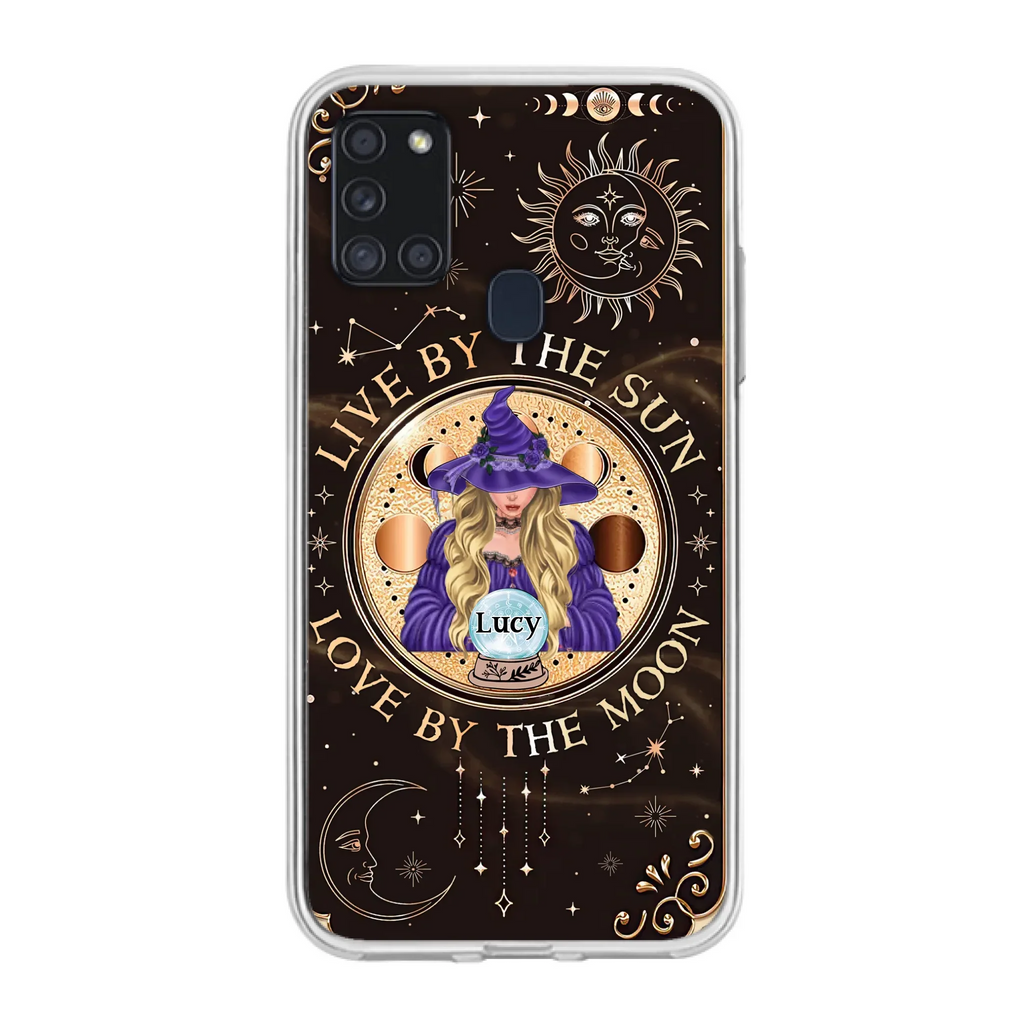 Custom Personalized Witch Phone Case - Halloween Gift Idea For Friend - Only Good May Enter Here - Case for iPhone/Samsung