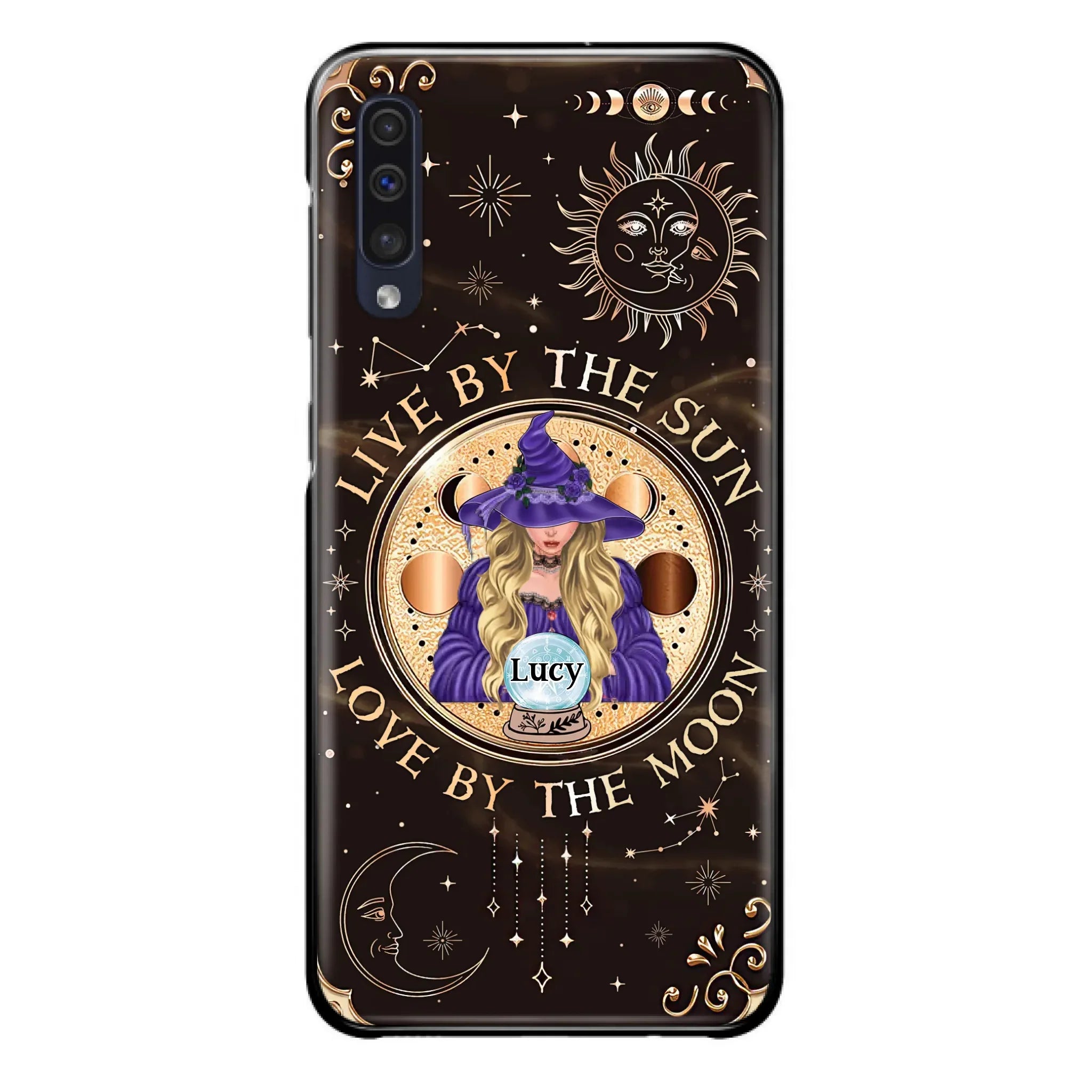 Custom Personalized Witch Phone Case - Halloween Gift Idea For Friend - Only Good May Enter Here - Case for iPhone/Samsung