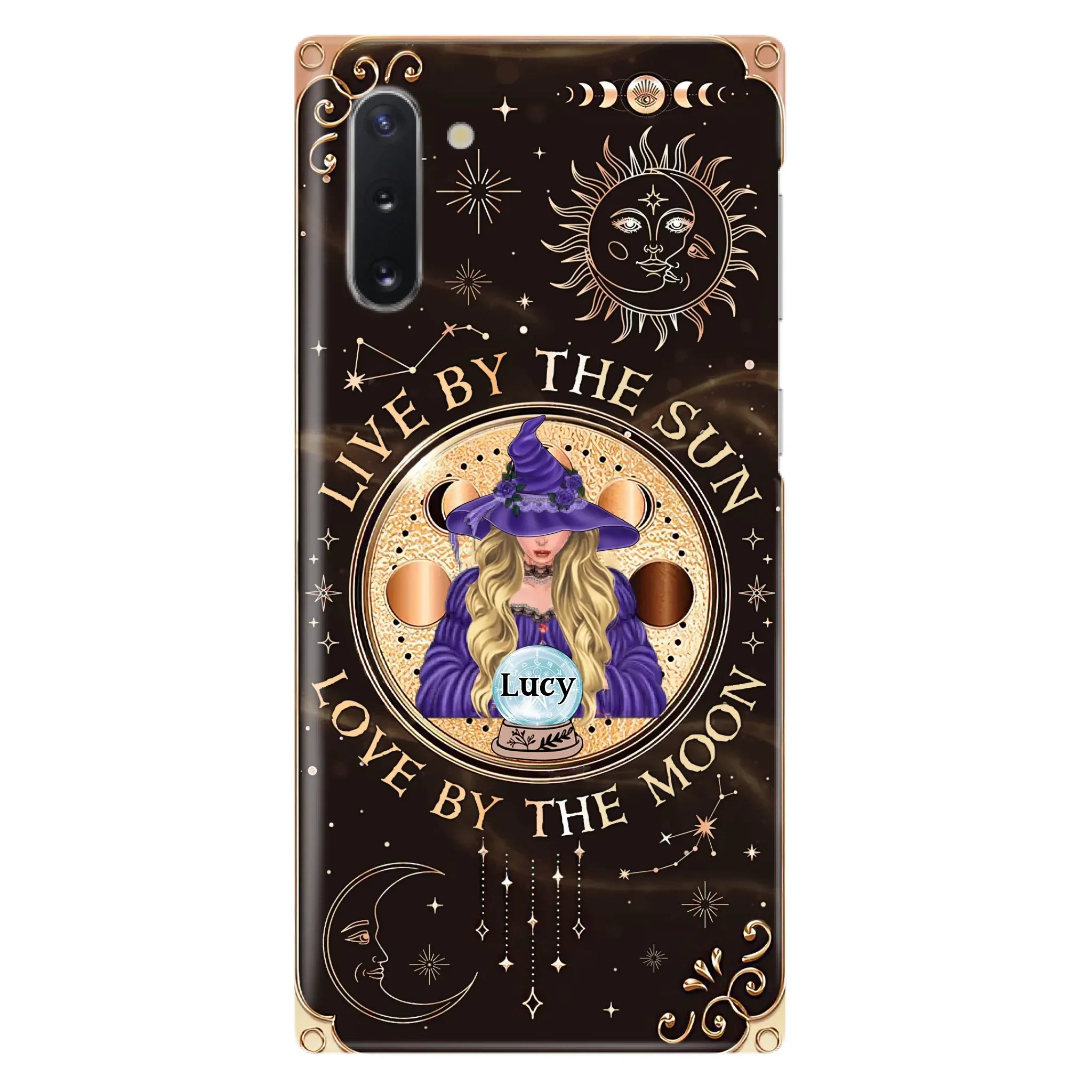 Custom Personalized Witch Phone Case - Halloween Gift Idea For Friend - Only Good May Enter Here - Case for iPhone/Samsung