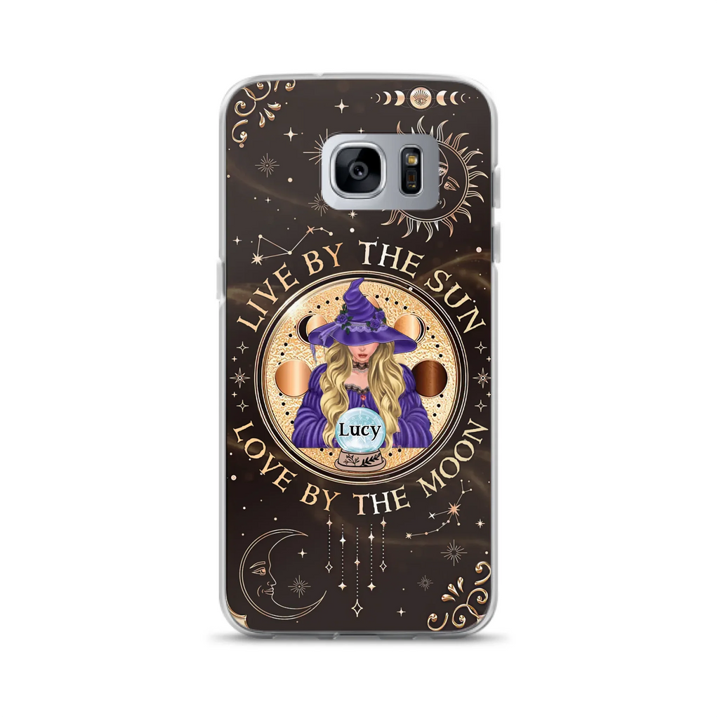 Custom Personalized Witch Phone Case - Halloween Gift Idea For Friend - Only Good May Enter Here - Case for iPhone/Samsung
