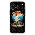 Custom Personalized Dog Dad Phone Case - Father's Day Gift Idea for Dad/Dog Lovers - Upto 4 Dogs - A Guy And His Dog A Bond That Can't Be Broken - Cases For iPhone/Samsung