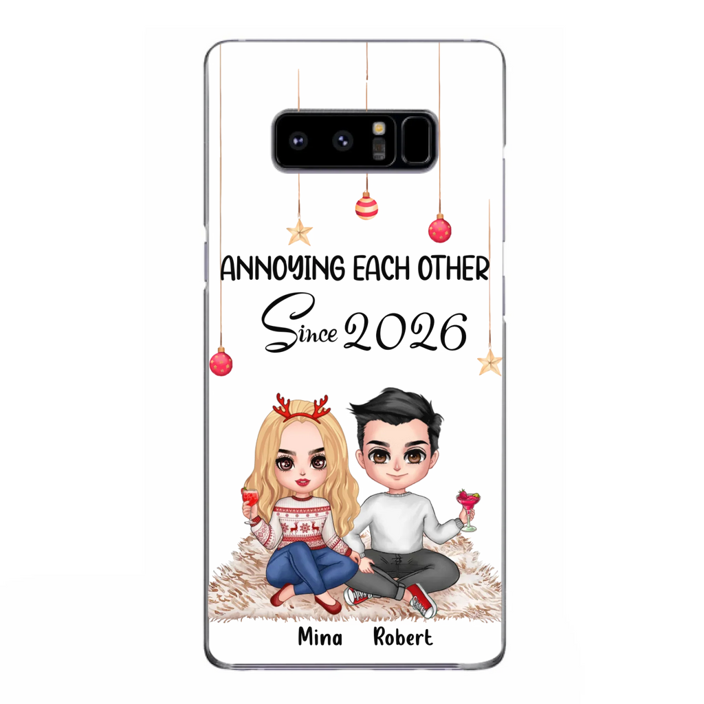 Custom Personalized Couple Phone Case - Christmas  Gift Idea For Couple - Annoying Each Other Since 2026 - Case for iPhone/Samsung