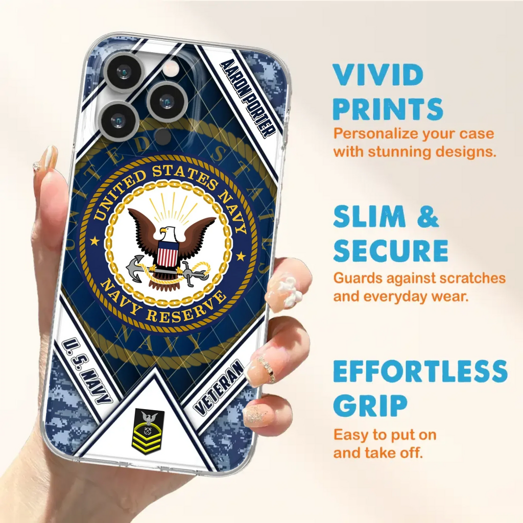 Custom Personalized Veteran Phone Case - Gift Idea For Veteran - Case For iPhone And Samsung