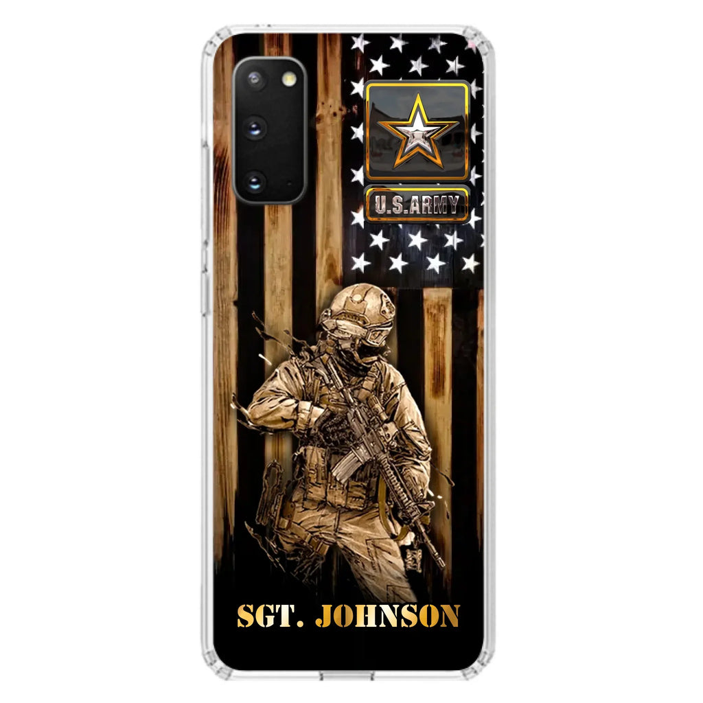 Custom Personalized Veteran Phone Case - Gift Idea For Veteran/ Soldier - Case For iPhone And Samsung